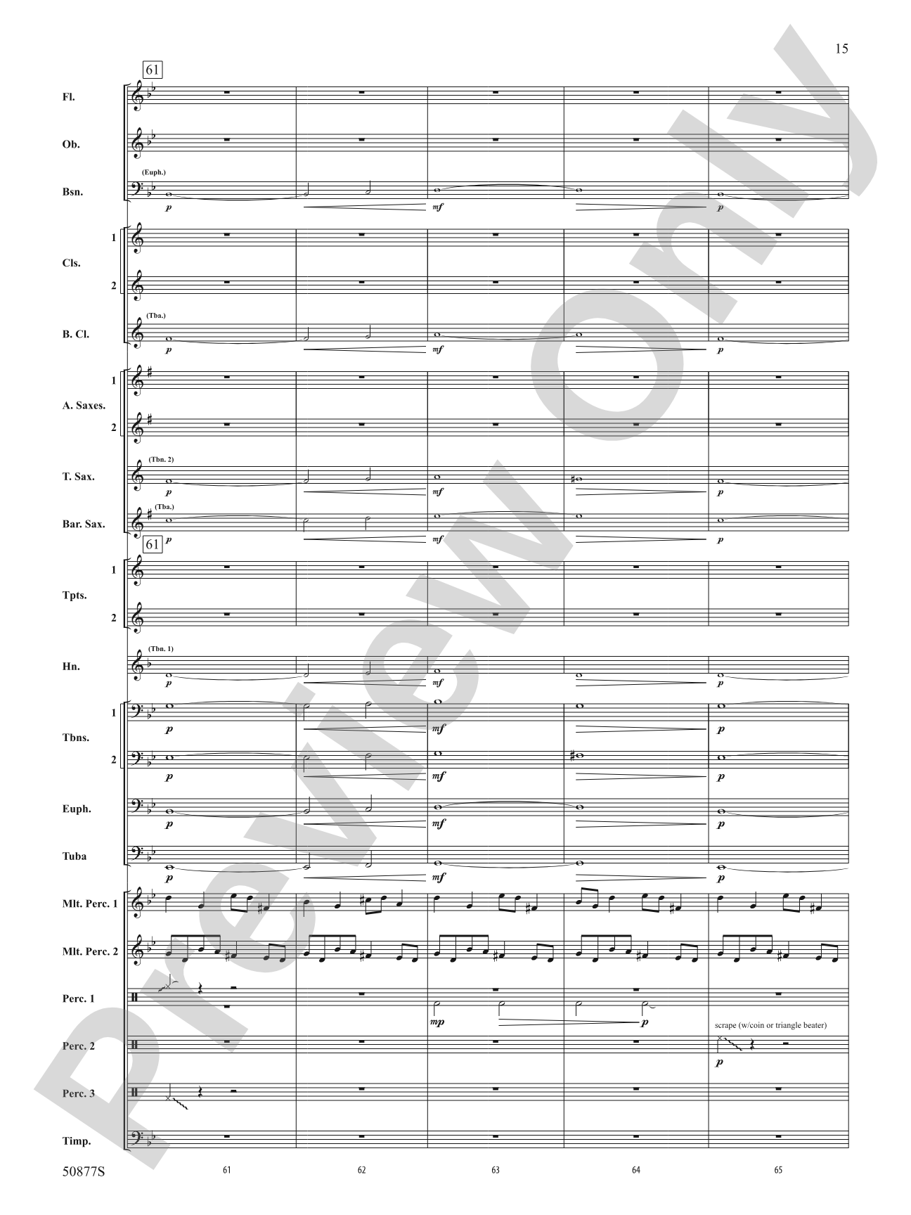 Soothsayer: Concert Band Conductor Score & Parts