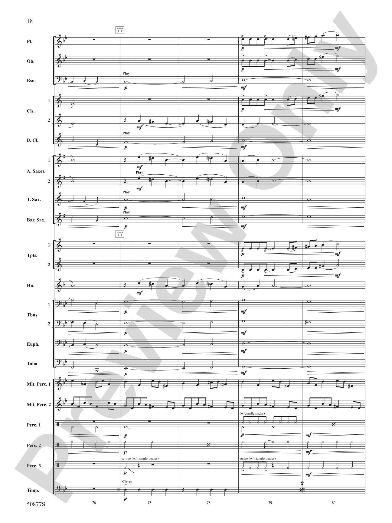 Soothsayer: Concert Band Conductor Score & Parts