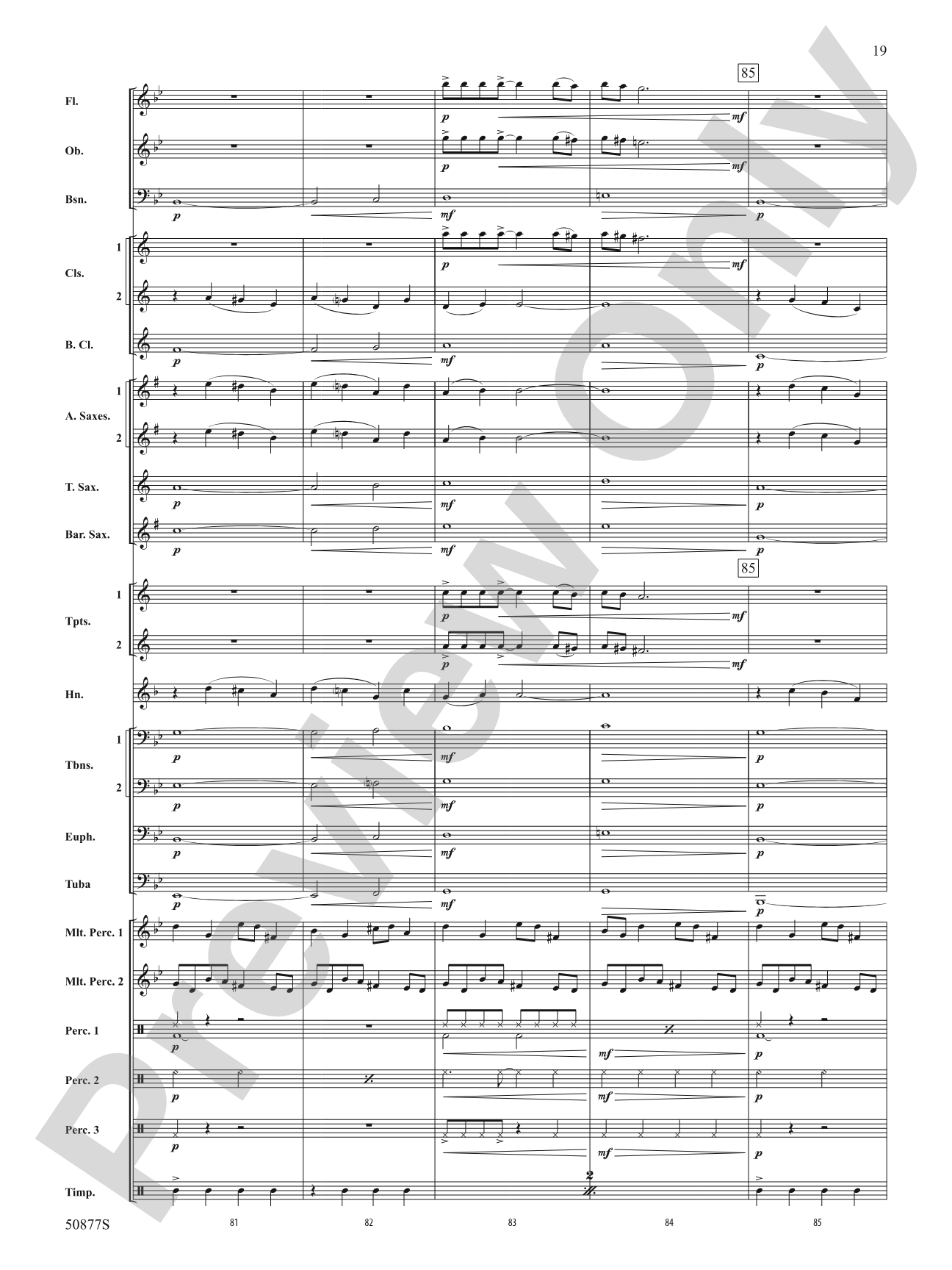 Soothsayer: Concert Band Conductor Score & Parts