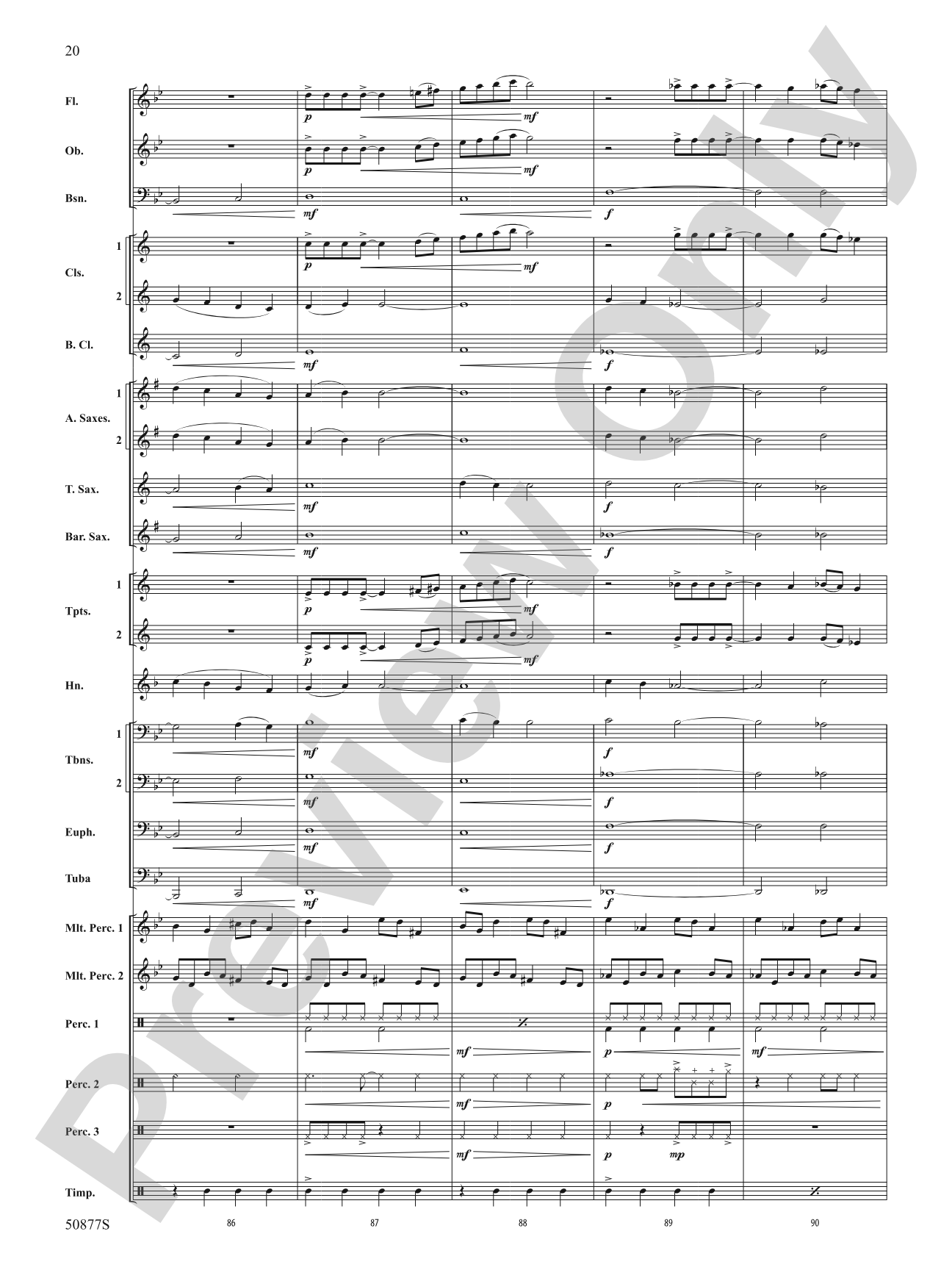 Soothsayer: Concert Band Conductor Score & Parts