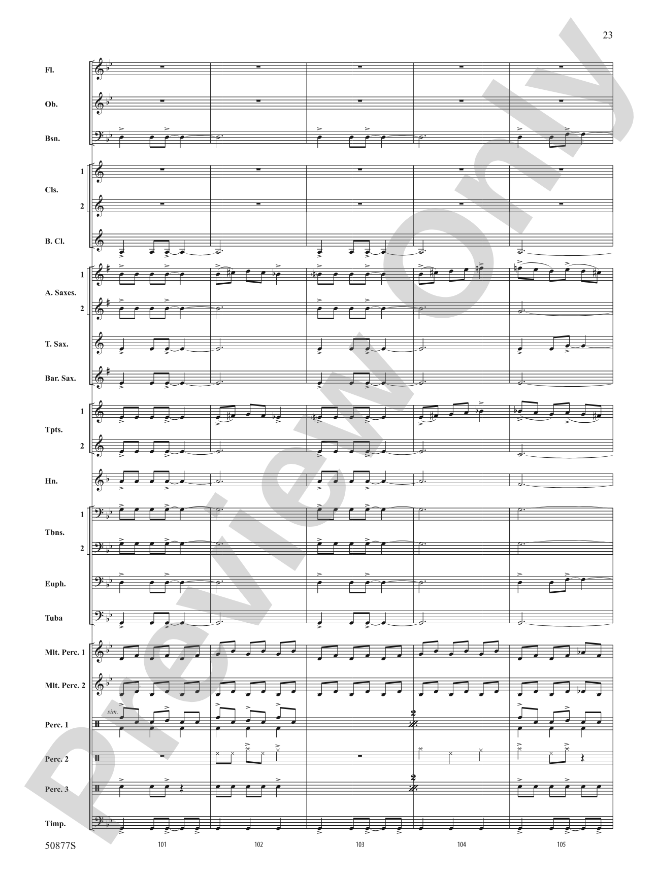 Soothsayer: Concert Band Conductor Score & Parts
