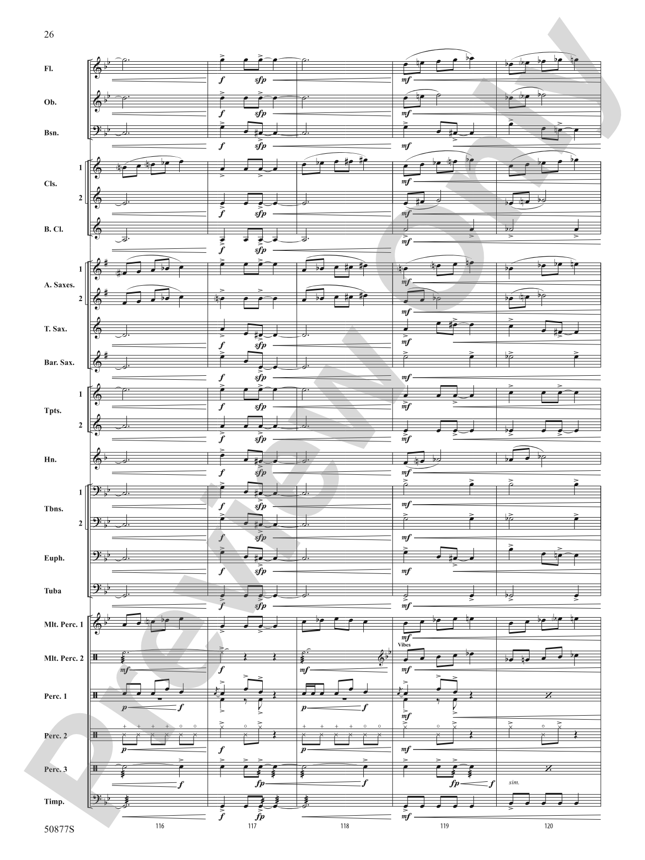 Soothsayer: Concert Band Conductor Score & Parts