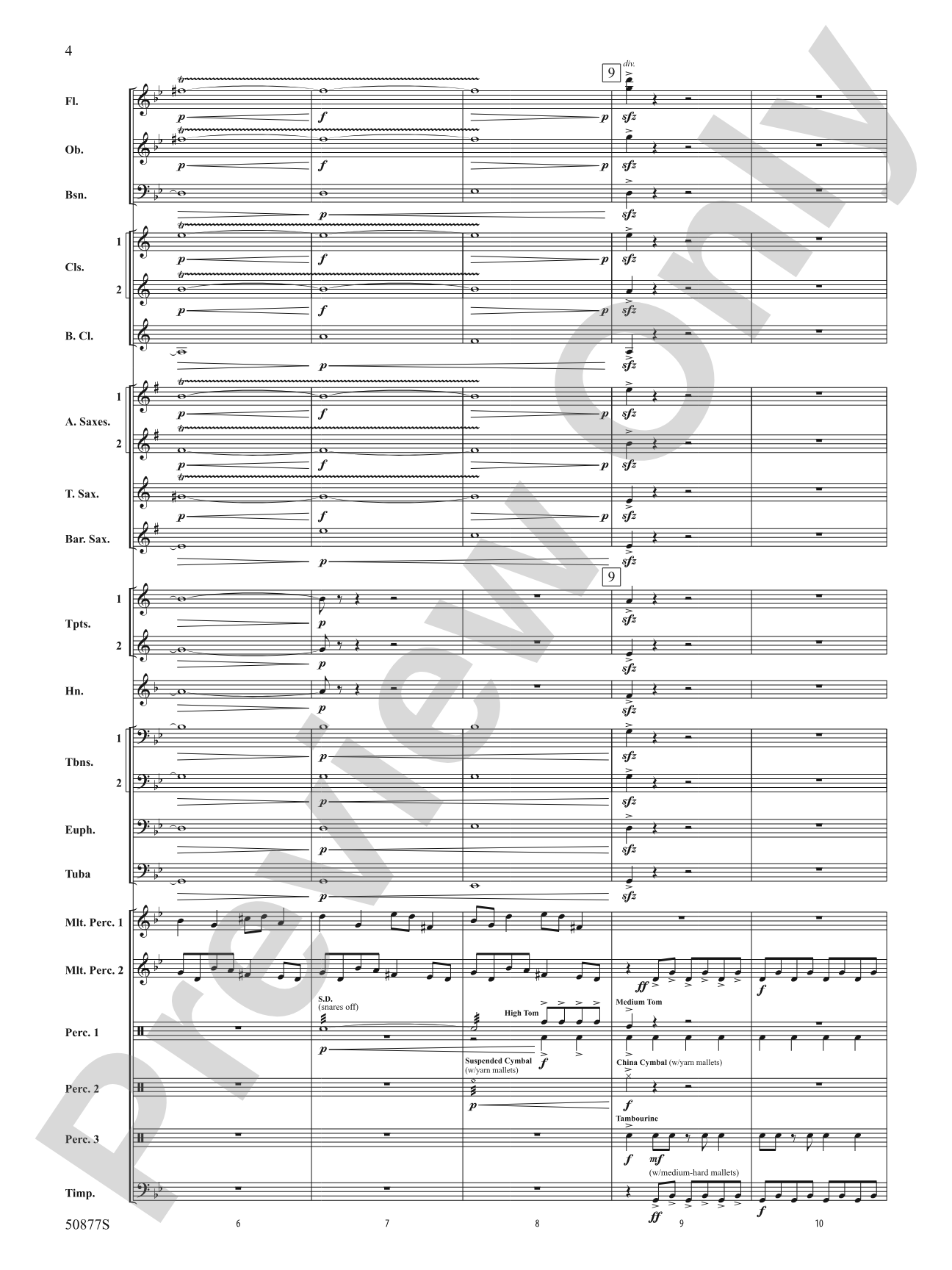 Soothsayer: Concert Band Conductor Score & Parts