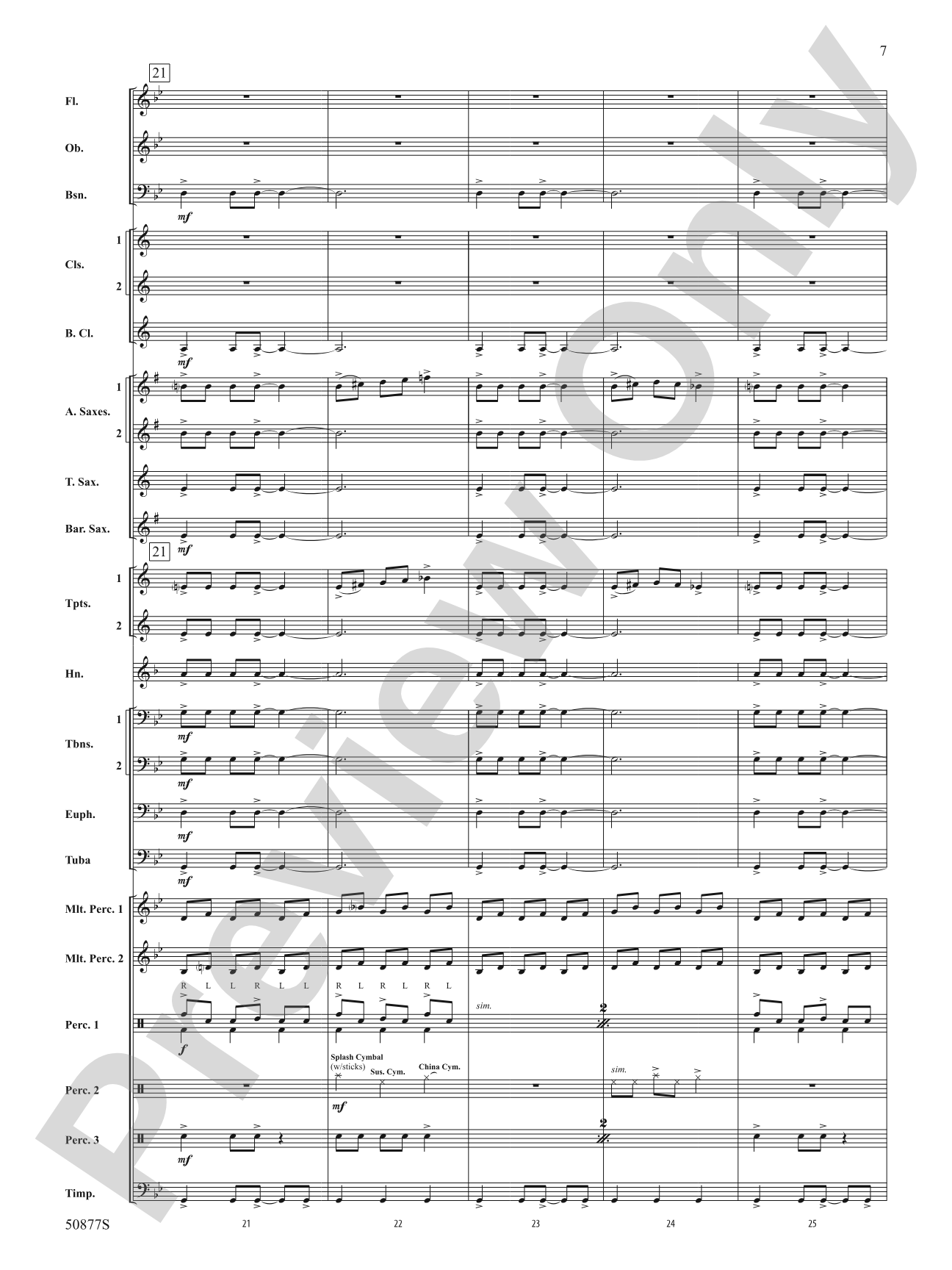 Soothsayer: Concert Band Conductor Score & Parts