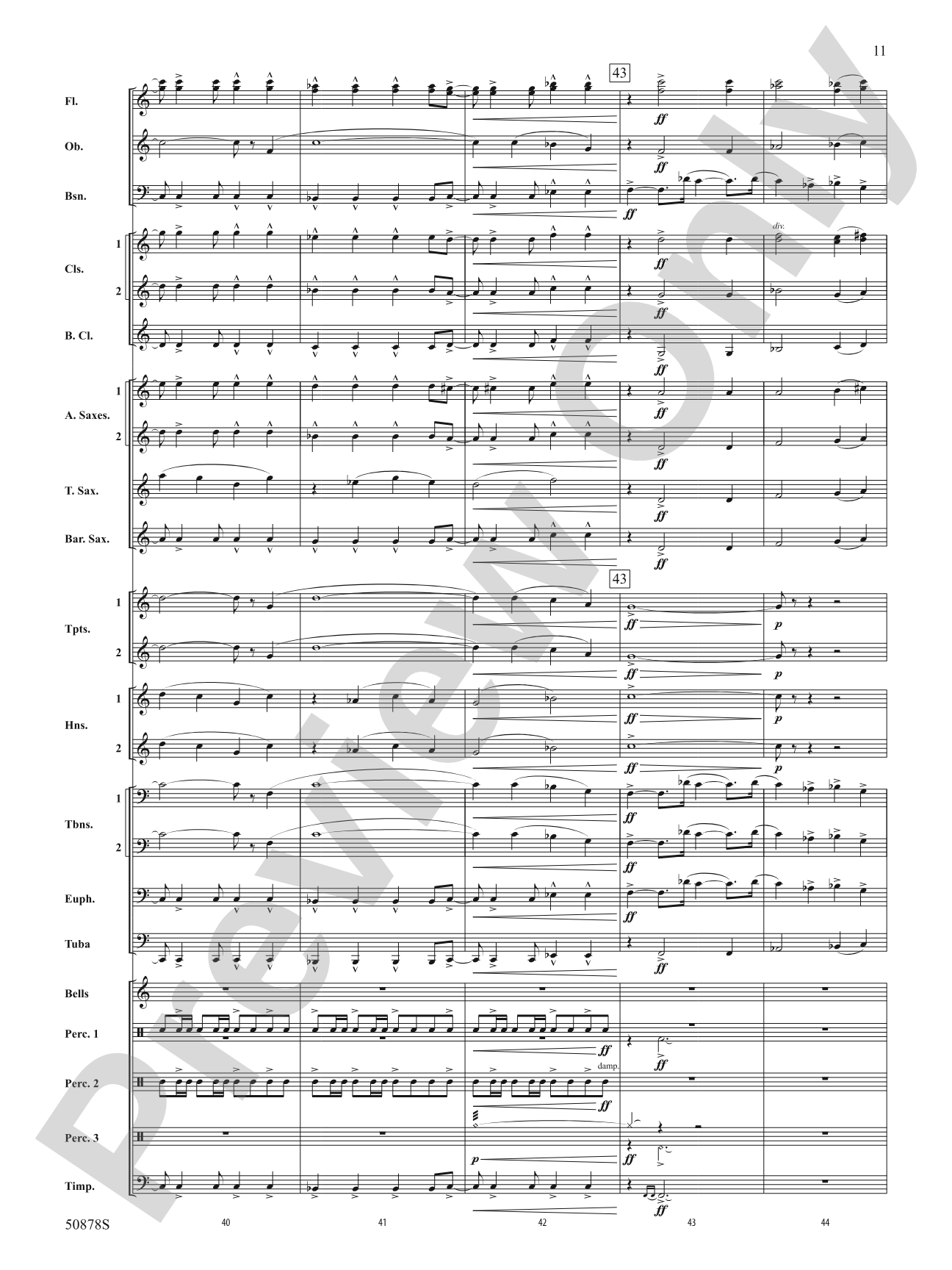 Insurgence: Concert Band Score & Parts