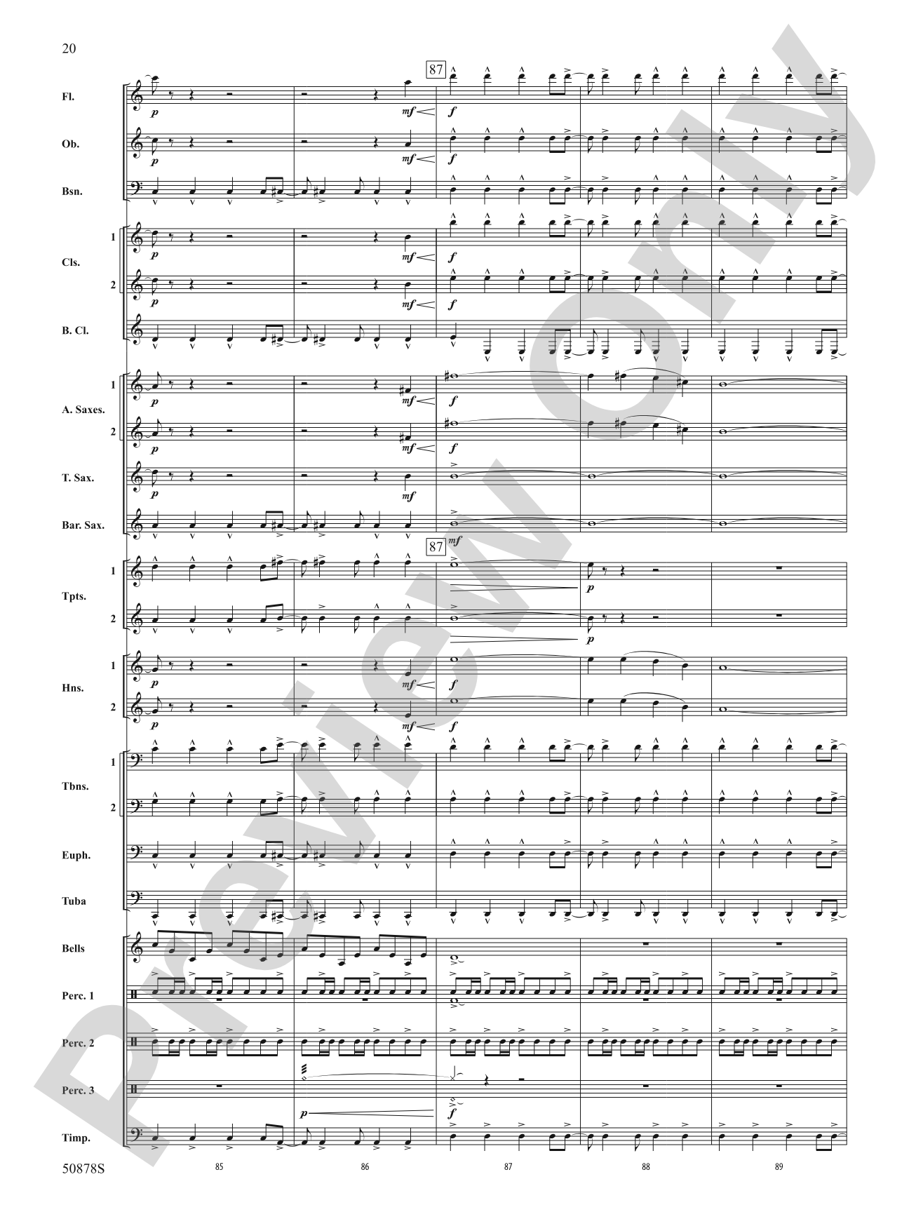Insurgence: Concert Band Score & Parts
