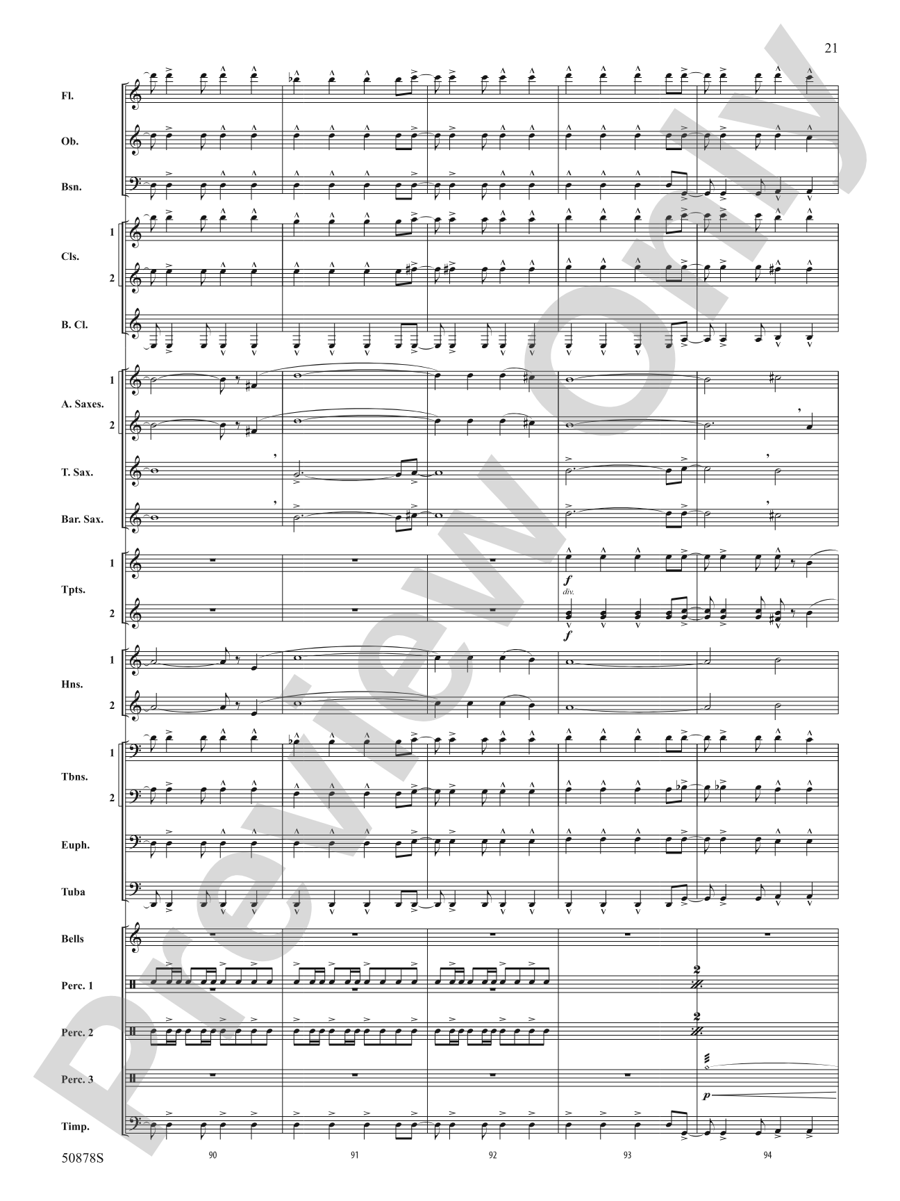 Insurgence: Concert Band Score & Parts