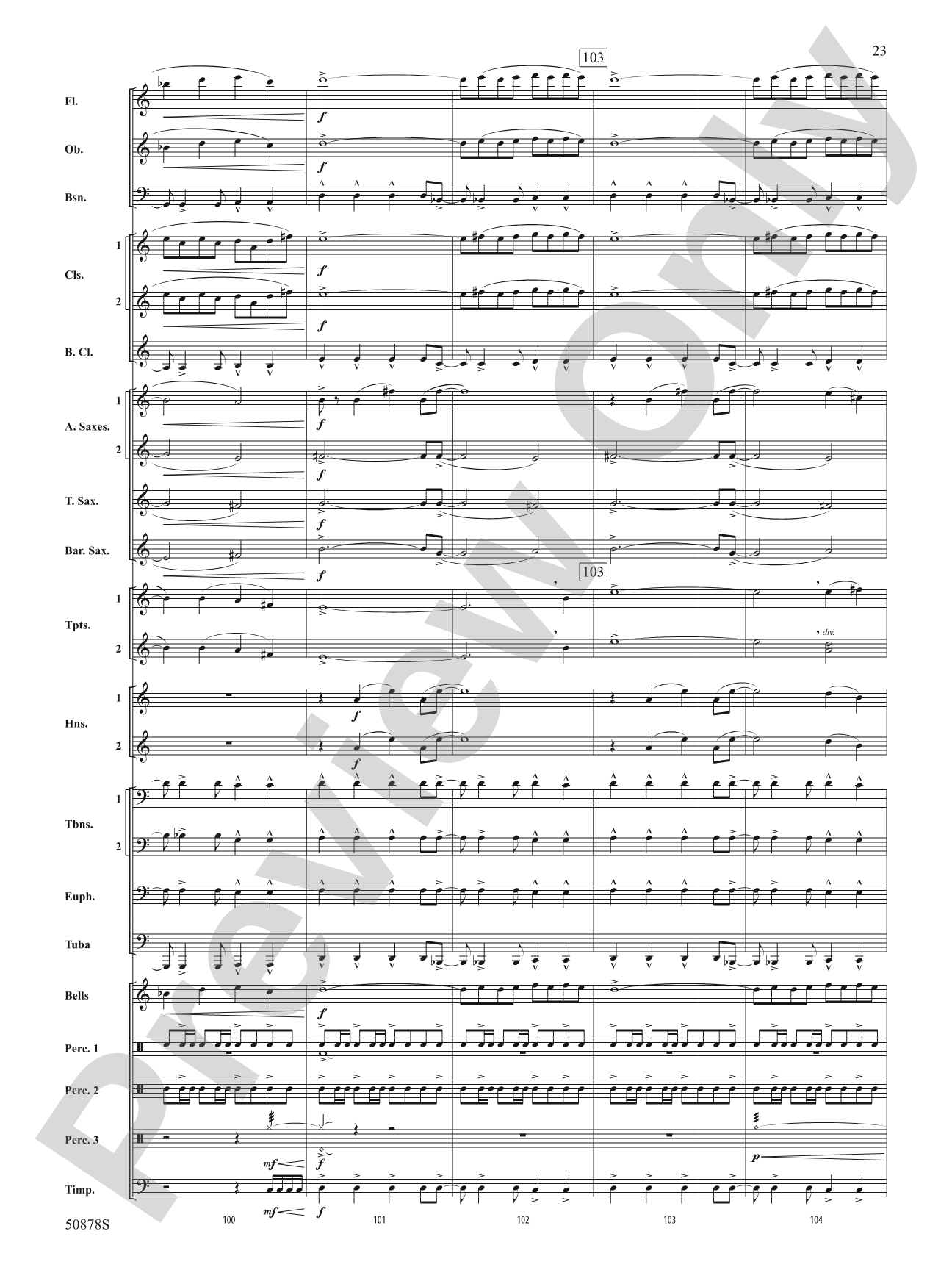 Insurgence: Concert Band Score & Parts