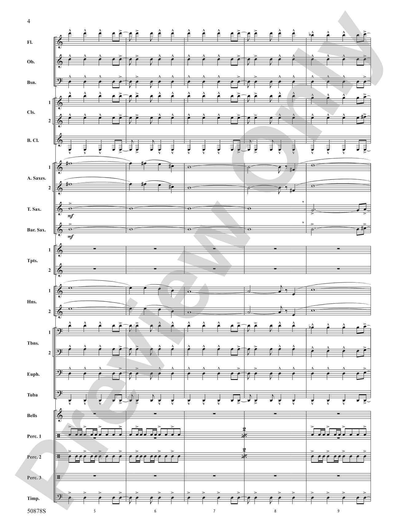Insurgence: Concert Band Score & Parts