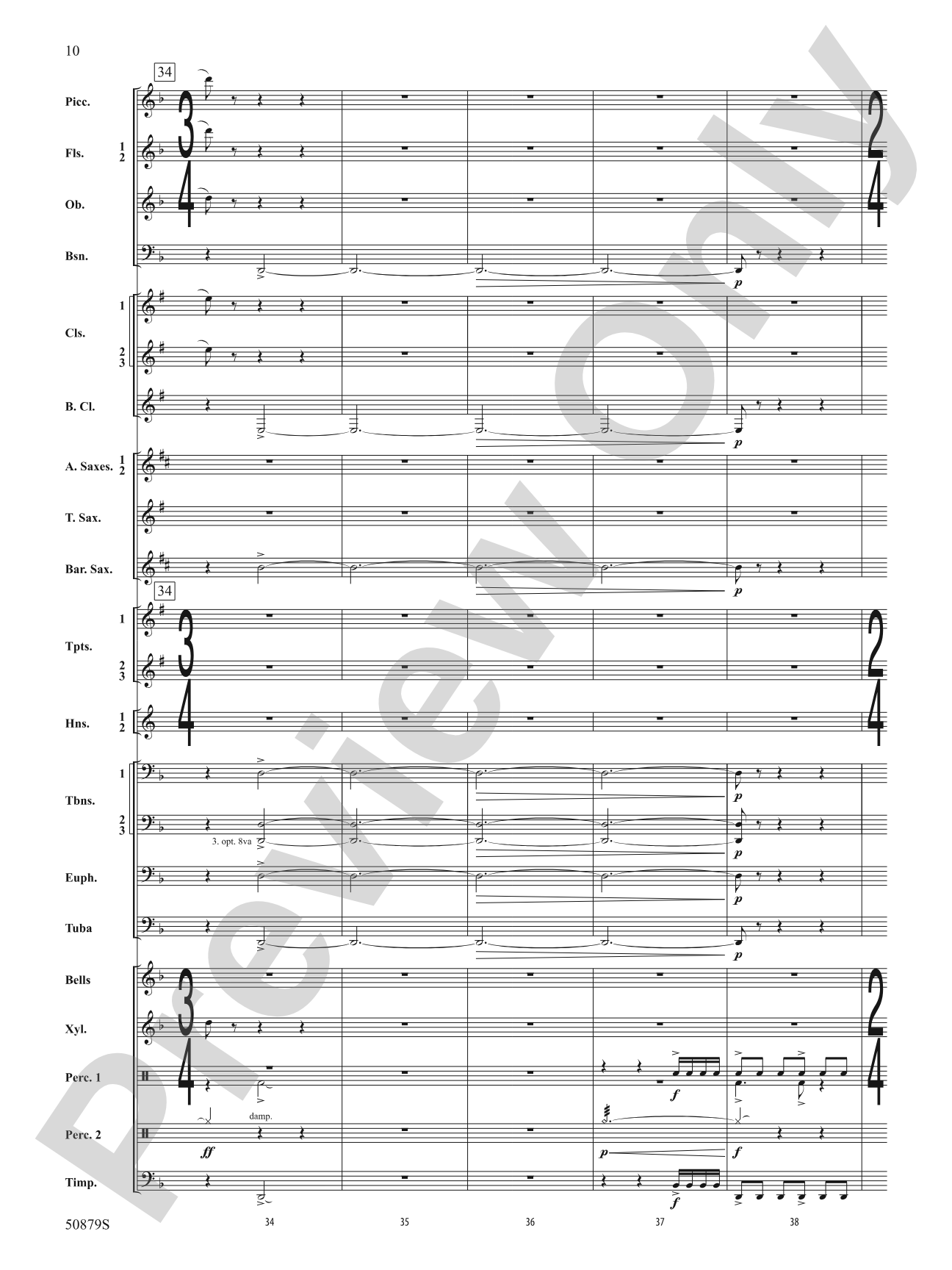 Journey of a Comet: Concert Band Conductor Score & Parts