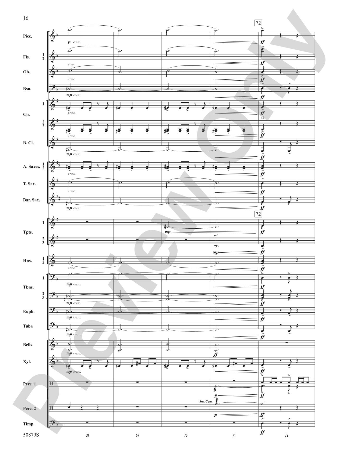 Journey of a Comet: Concert Band Conductor Score & Parts