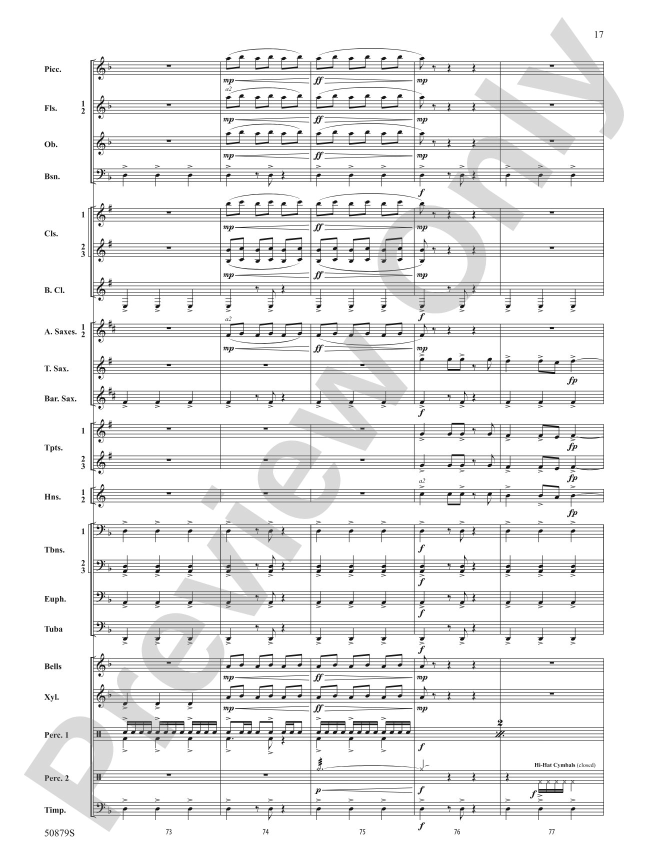 Journey of a Comet: Concert Band Conductor Score & Parts