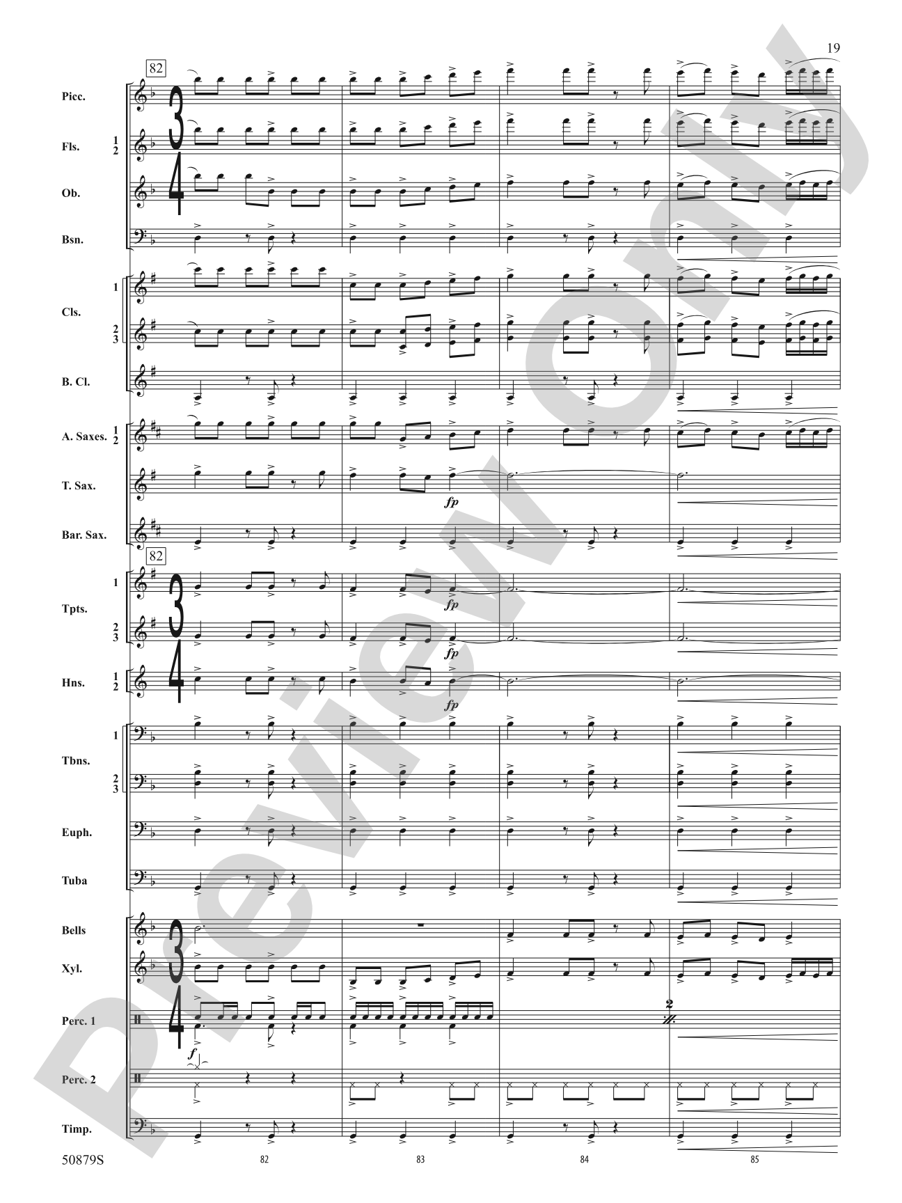 Journey of a Comet: Concert Band Conductor Score & Parts