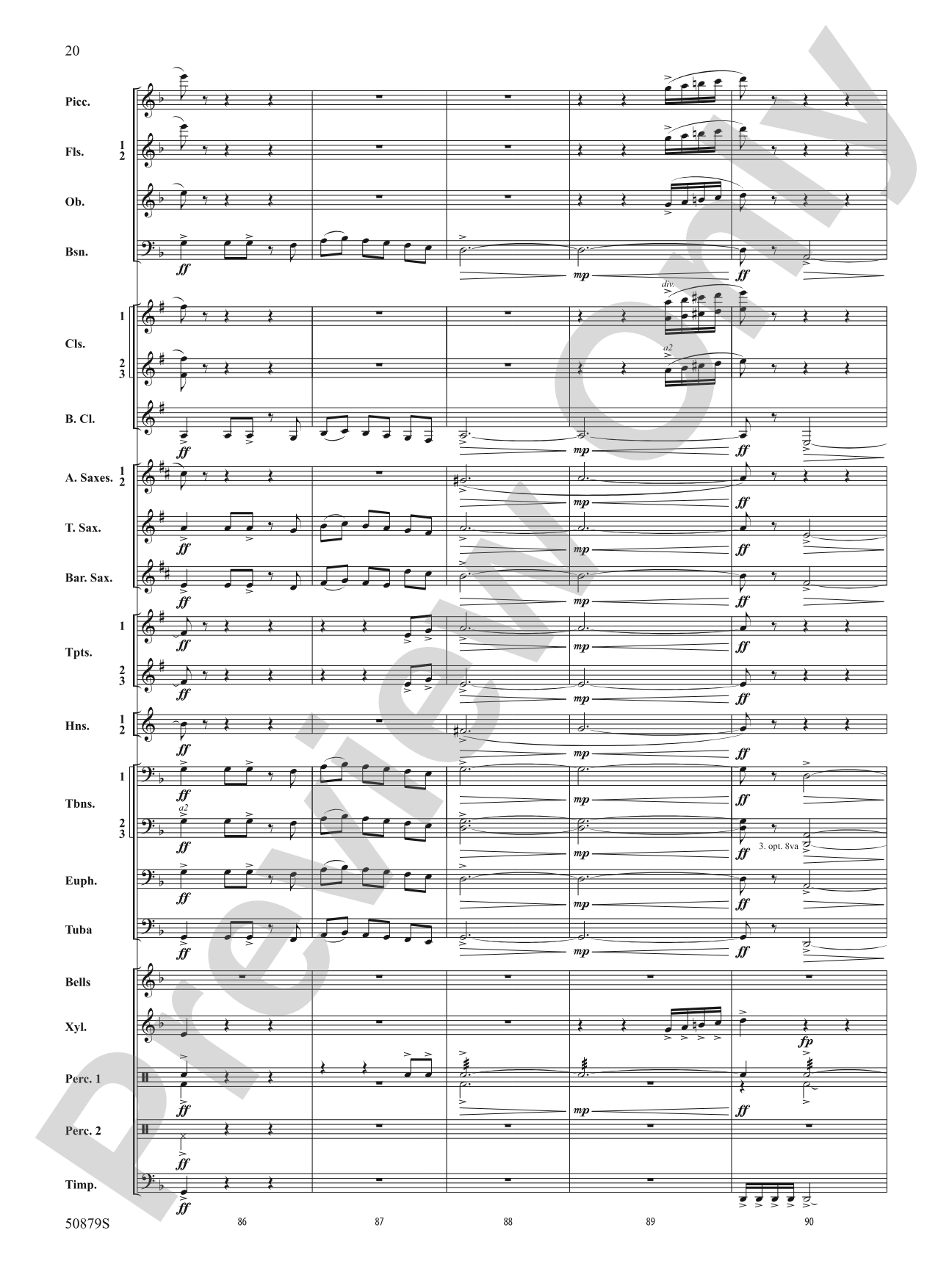 Journey of a Comet: Concert Band Conductor Score & Parts