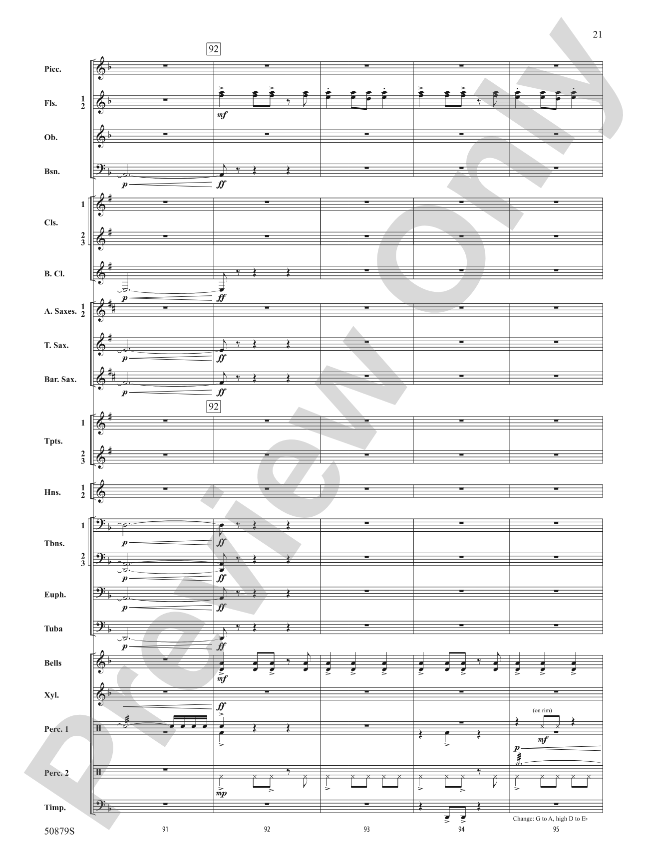 Journey of a Comet: Concert Band Conductor Score & Parts
