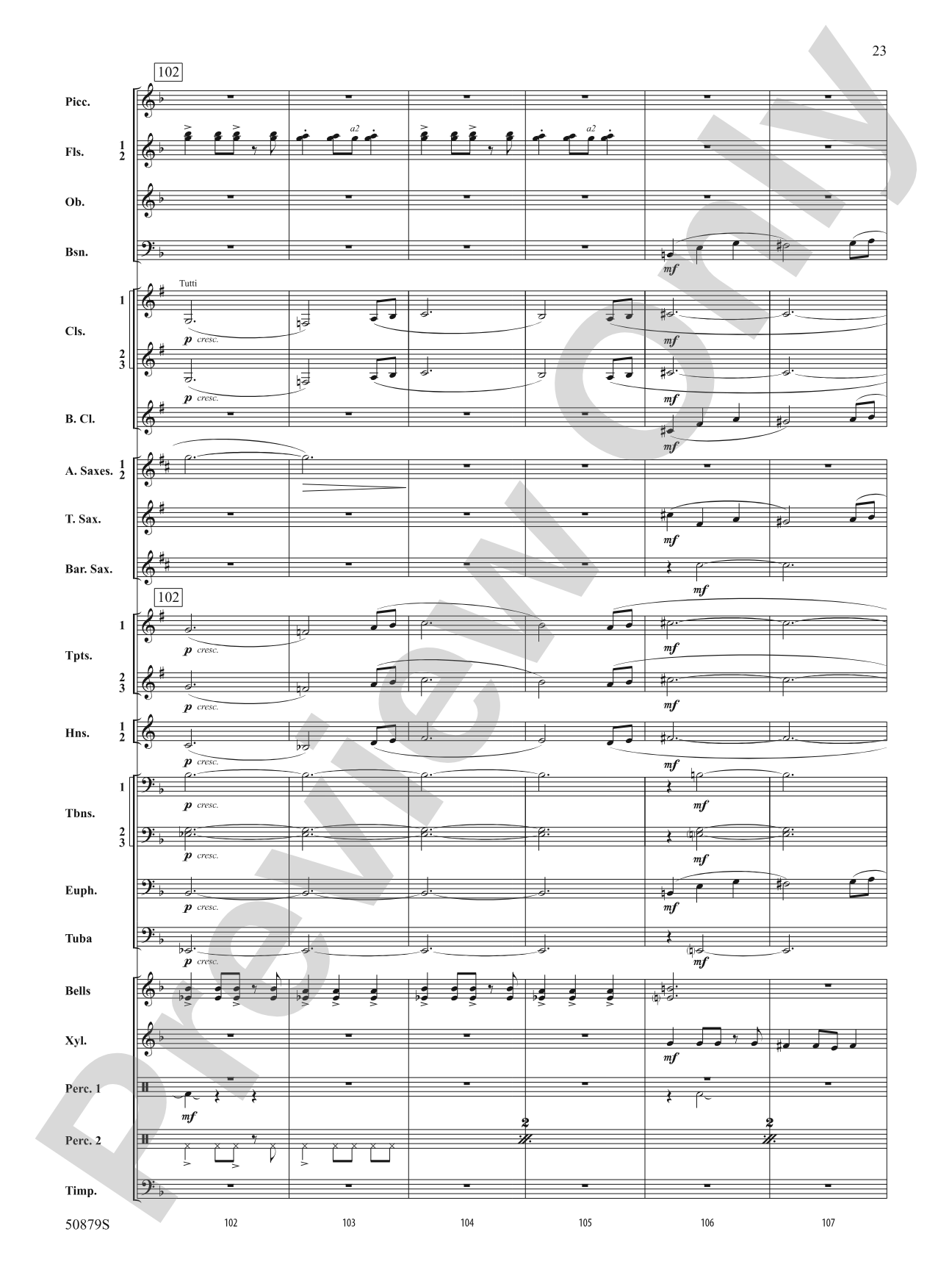 Journey of a Comet: Concert Band Conductor Score & Parts