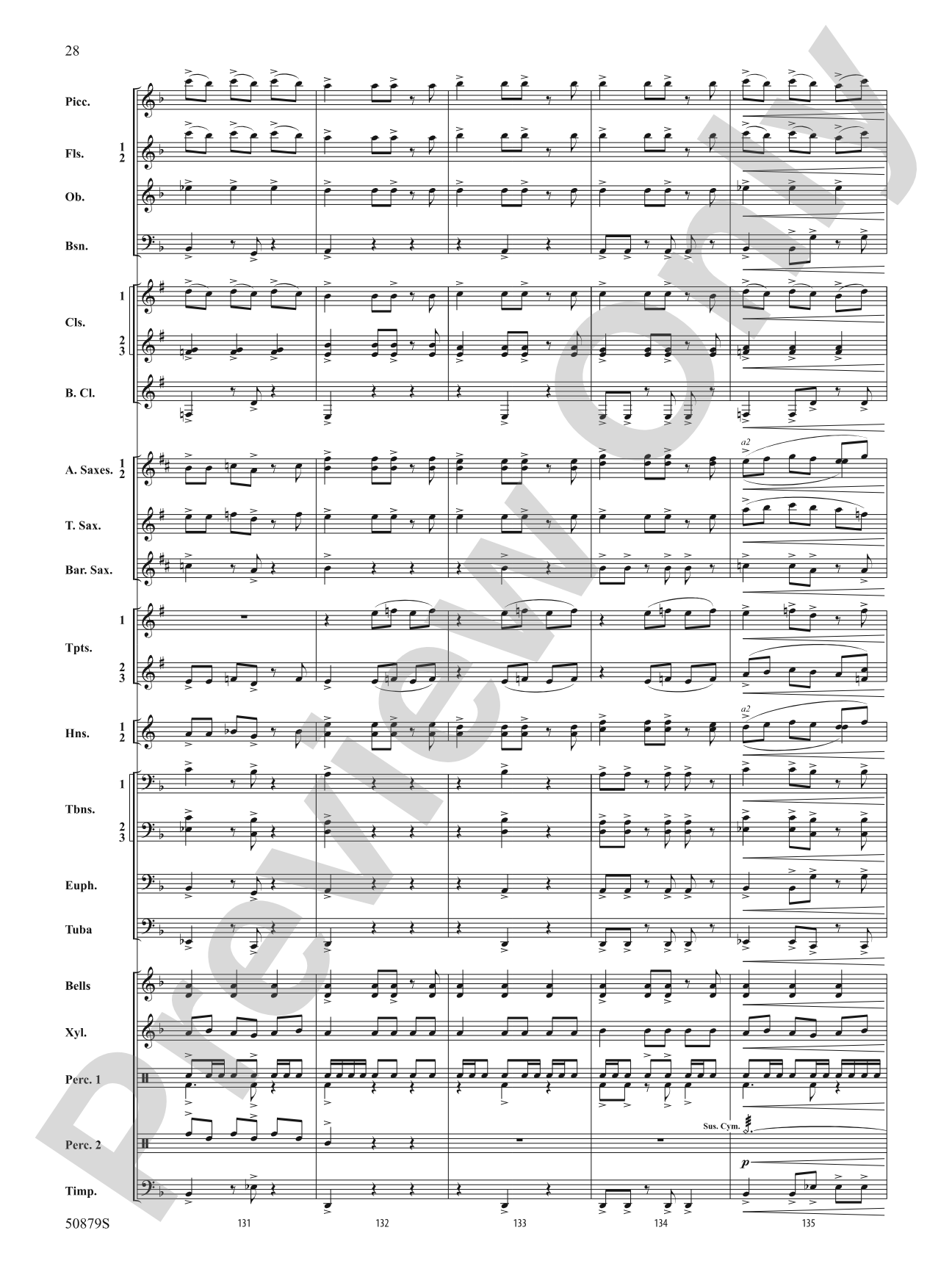 Journey of a Comet: Concert Band Conductor Score & Parts