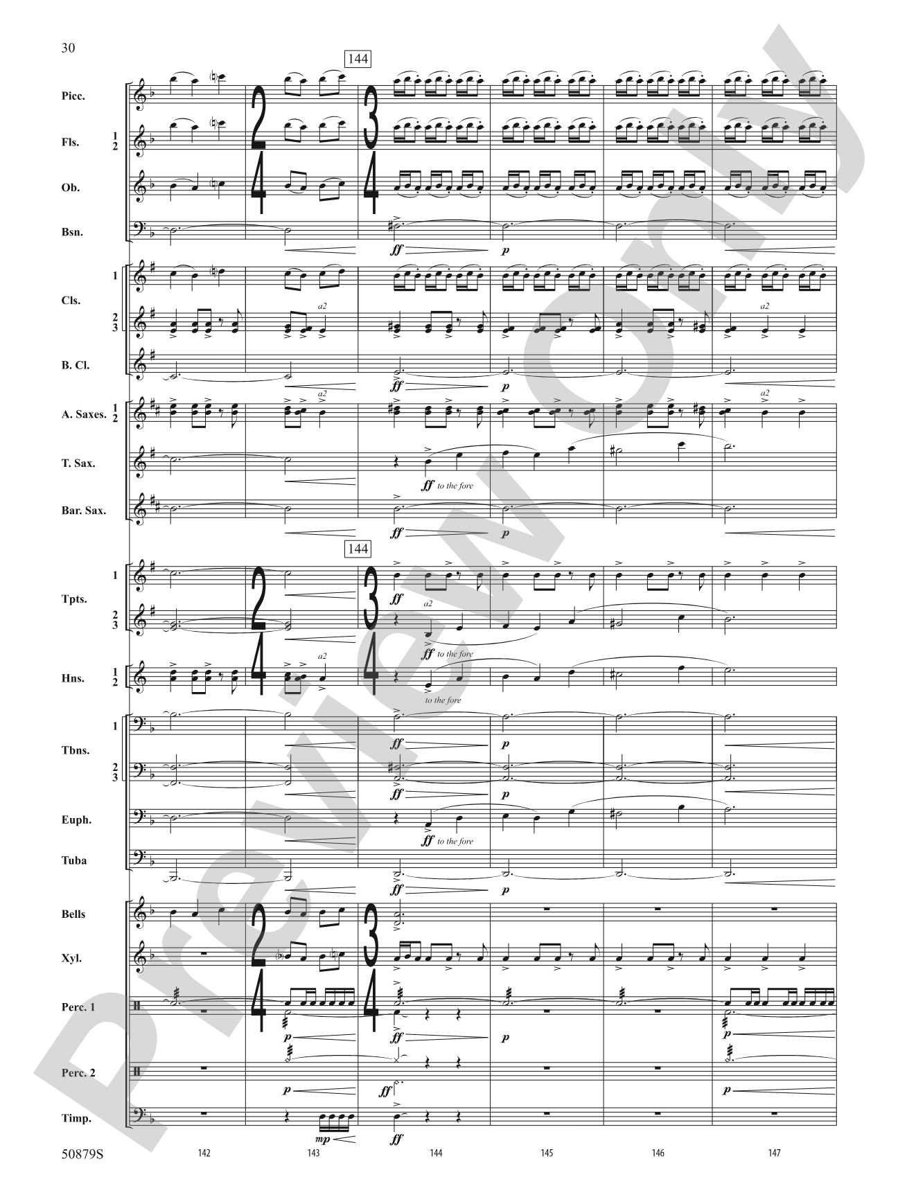 Journey of a Comet: Concert Band Conductor Score & Parts