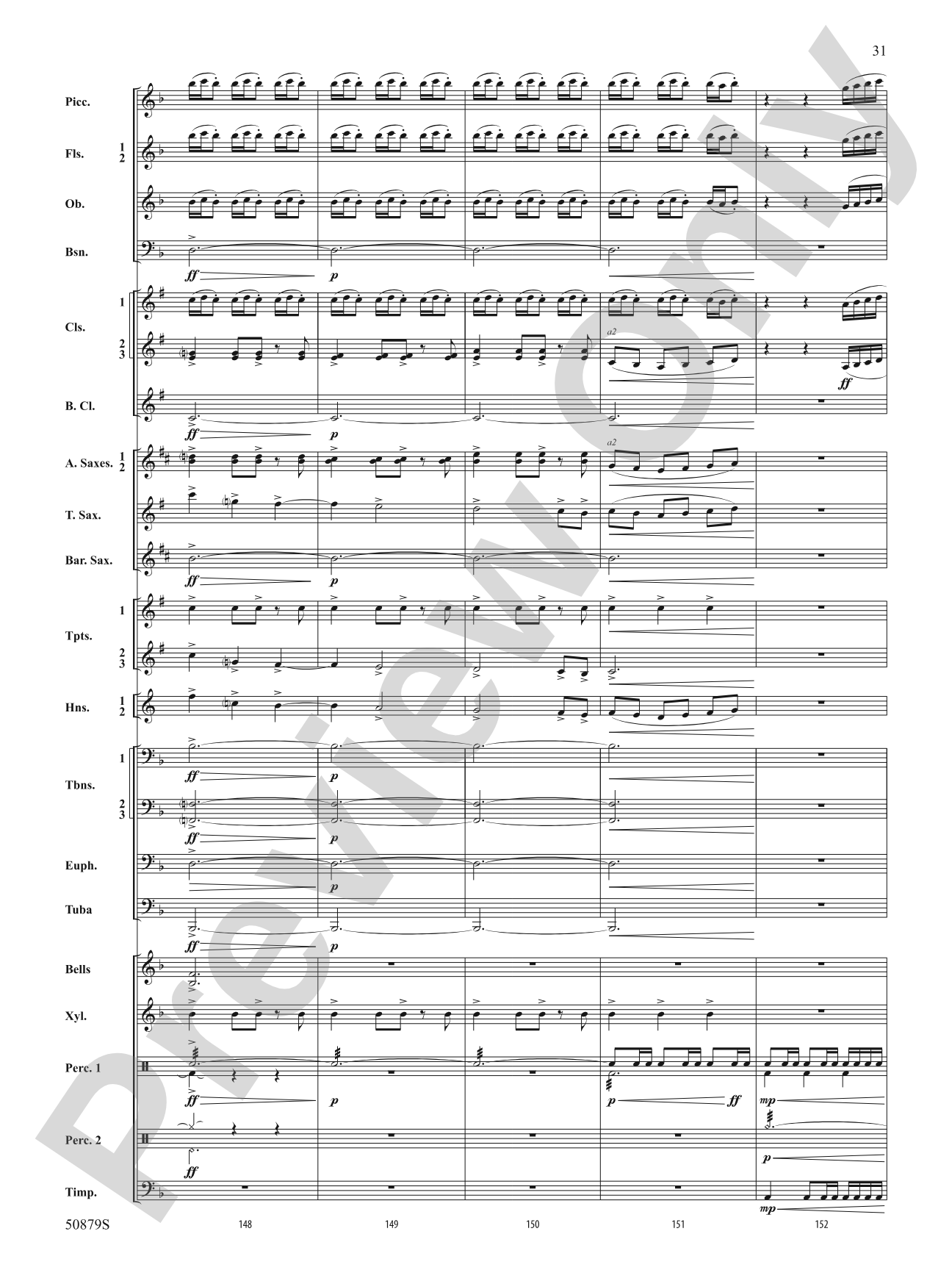 Journey of a Comet: Concert Band Conductor Score & Parts