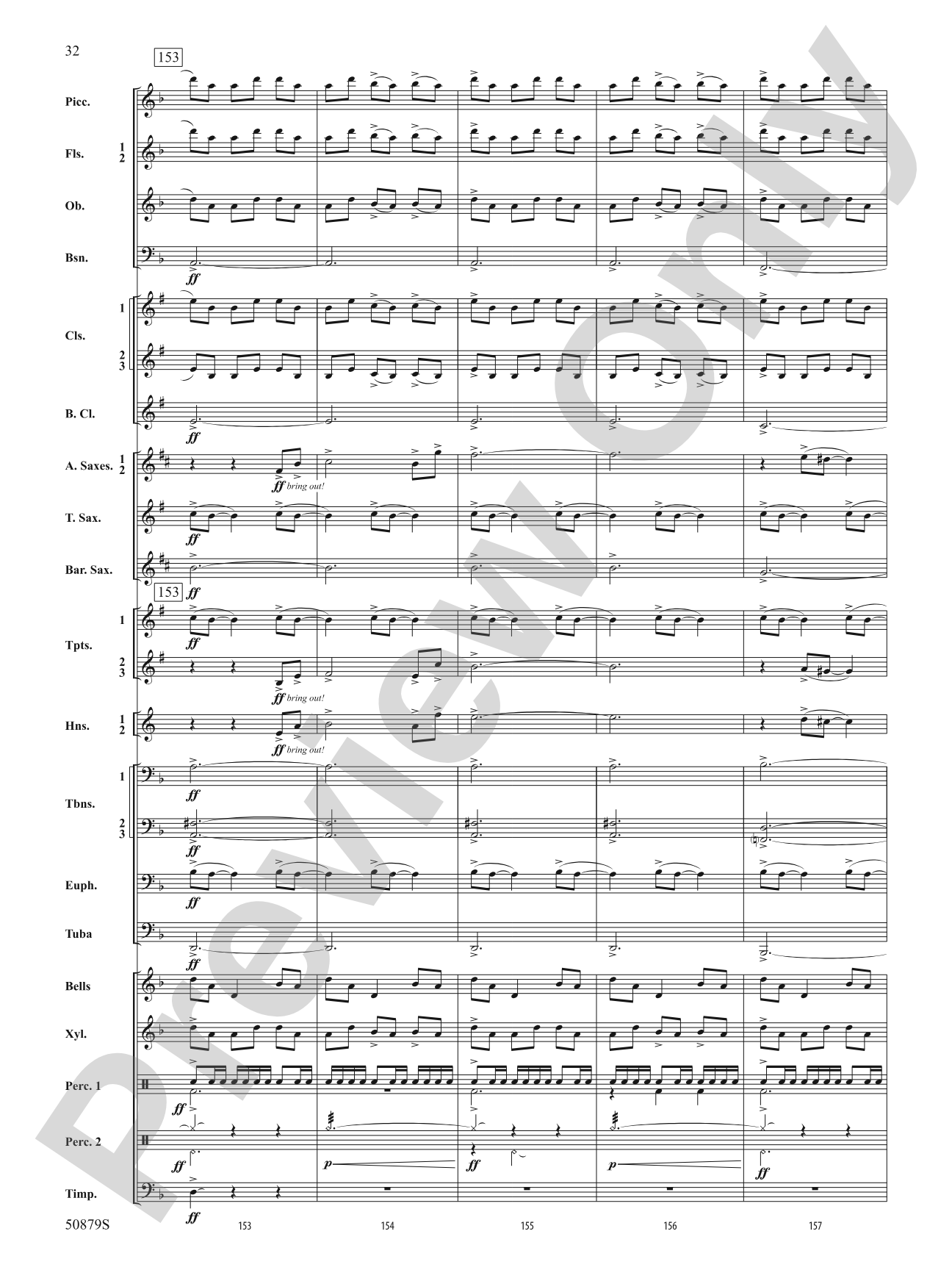 Journey of a Comet: Concert Band Conductor Score & Parts