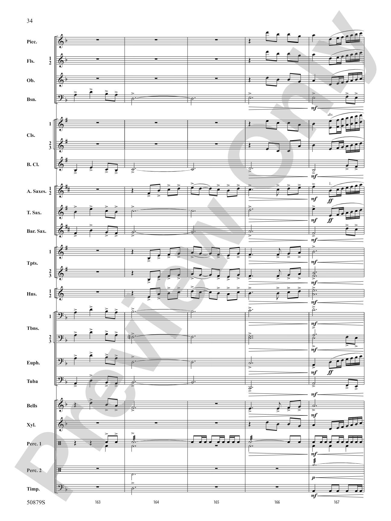 Journey of a Comet: Concert Band Conductor Score & Parts