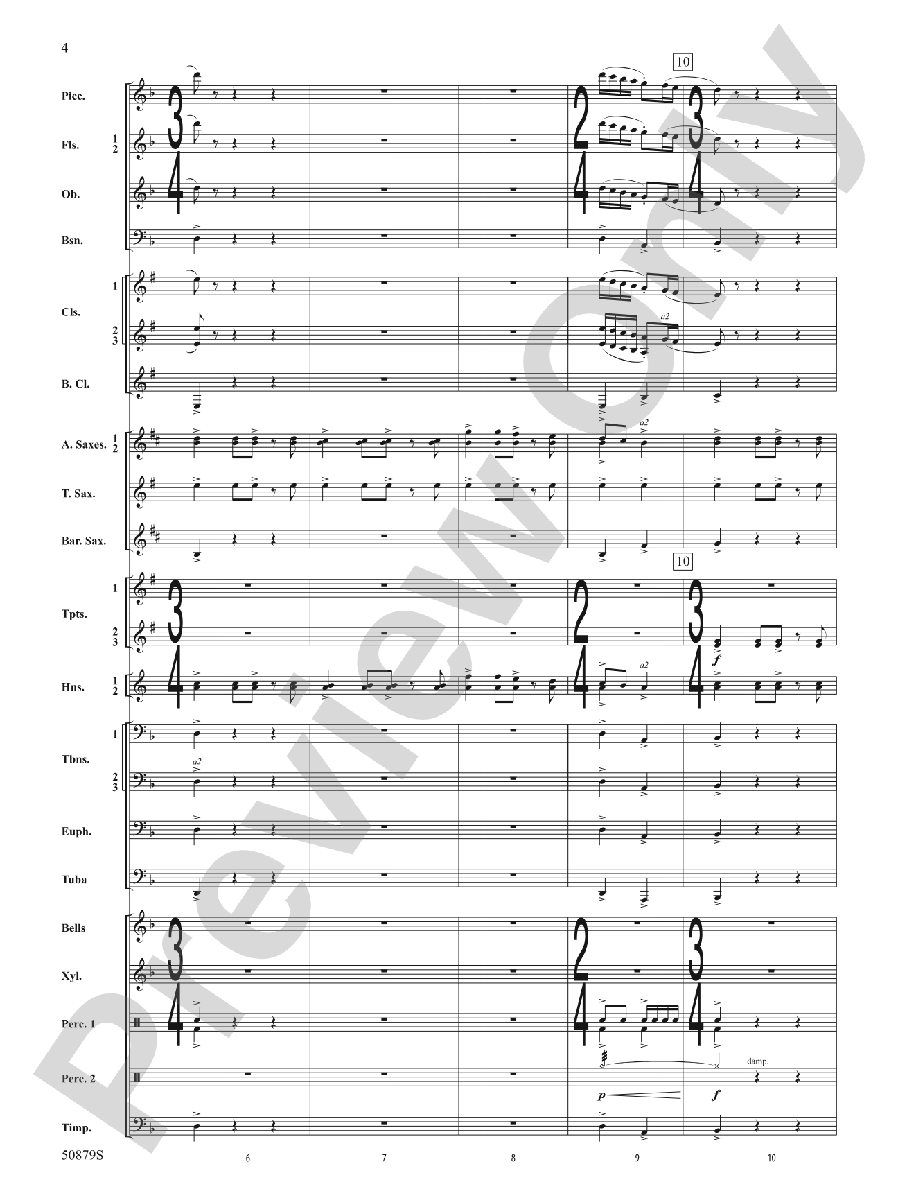 Journey of a Comet: Concert Band Conductor Score & Parts