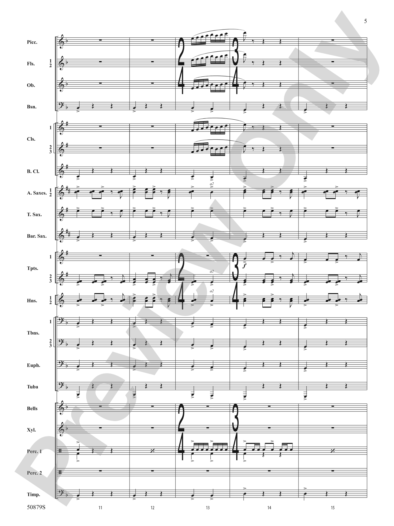 Journey of a Comet: Concert Band Conductor Score & Parts
