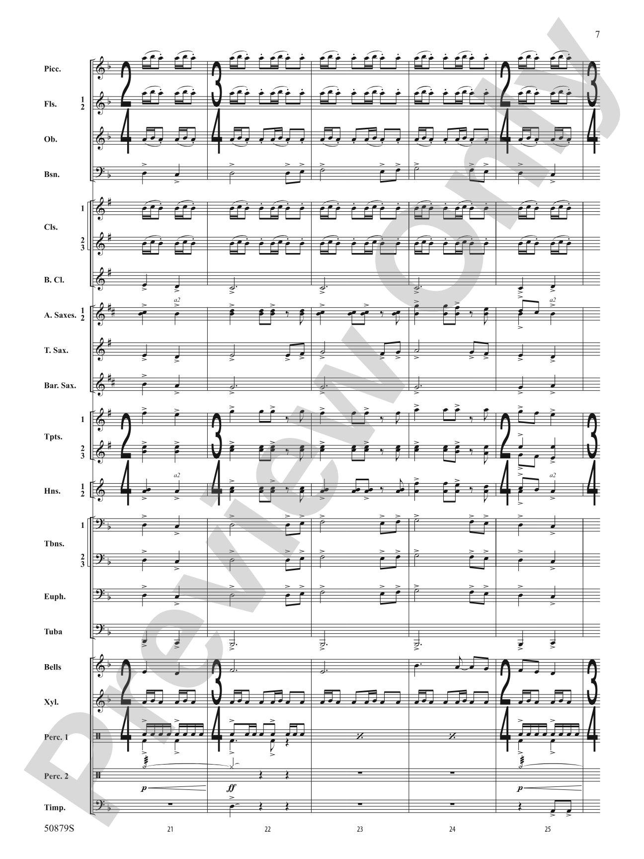 Journey of a Comet: Concert Band Conductor Score & Parts