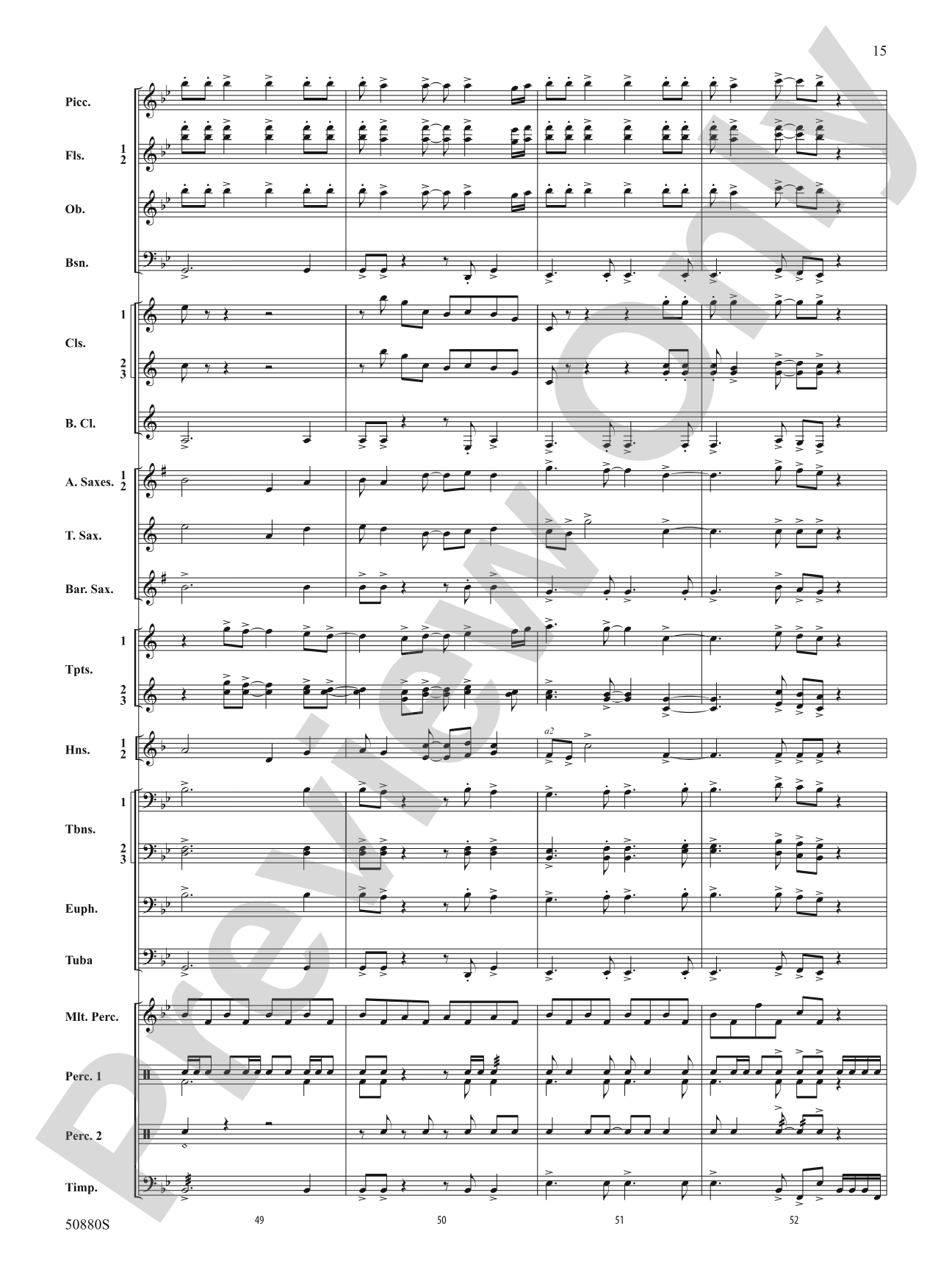 A Tale So Tall: Concert Band Conductor Score & Parts