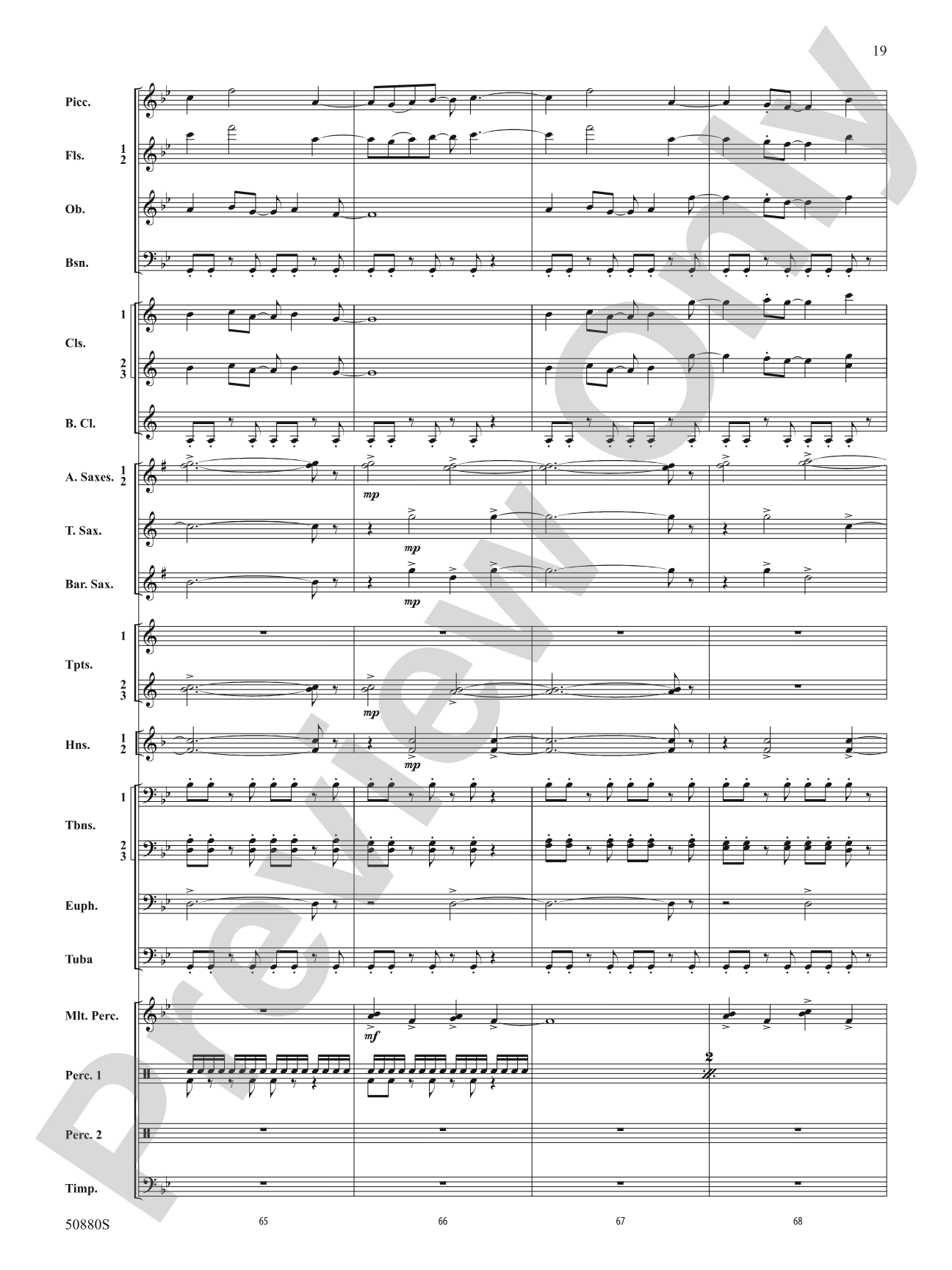 A Tale So Tall: Concert Band Conductor Score & Parts
