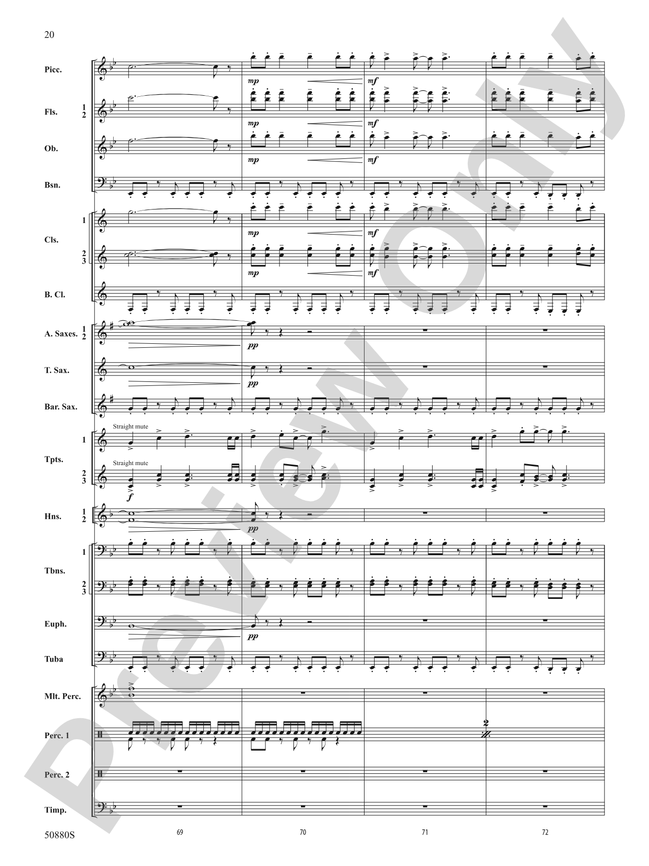 A Tale So Tall: Concert Band Conductor Score & Parts