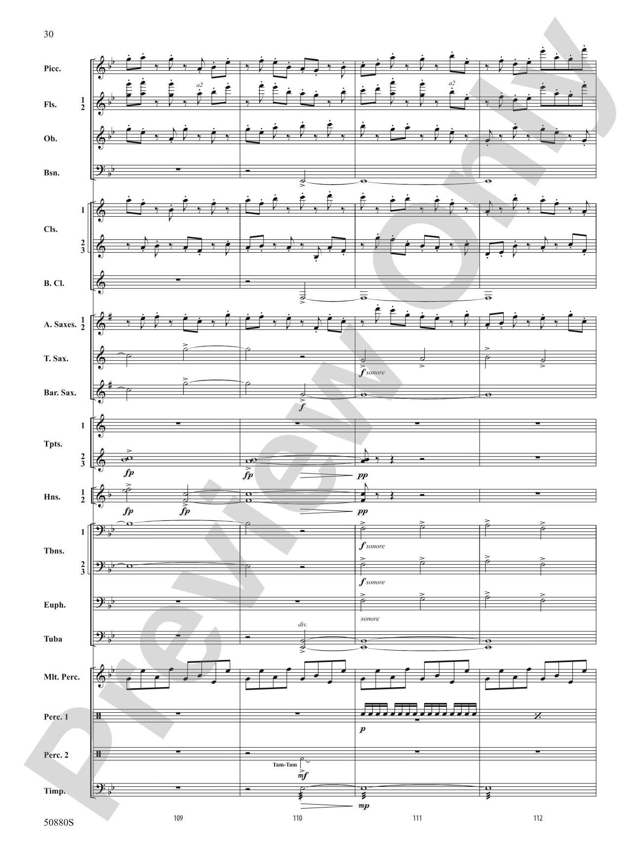 A Tale So Tall: Concert Band Conductor Score & Parts