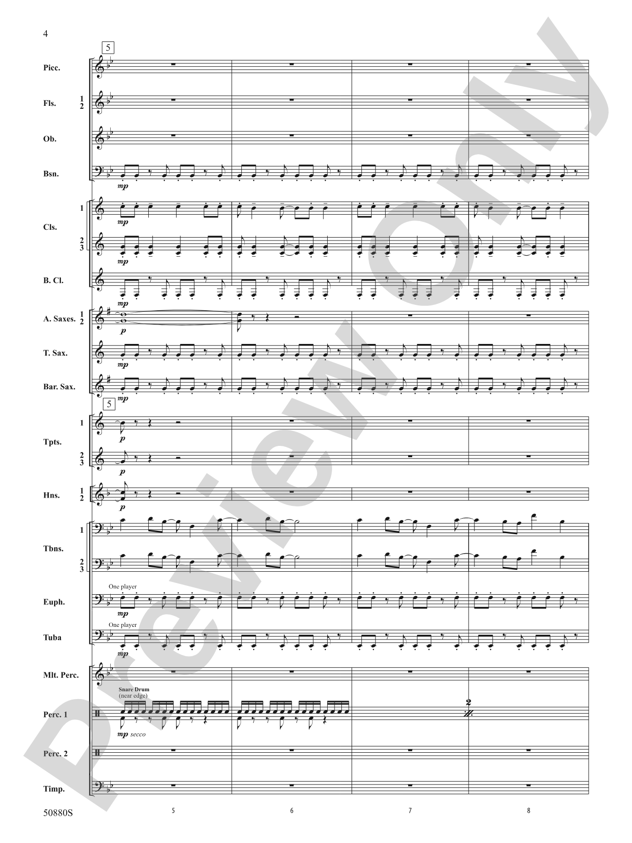 A Tale So Tall: Concert Band Conductor Score & Parts