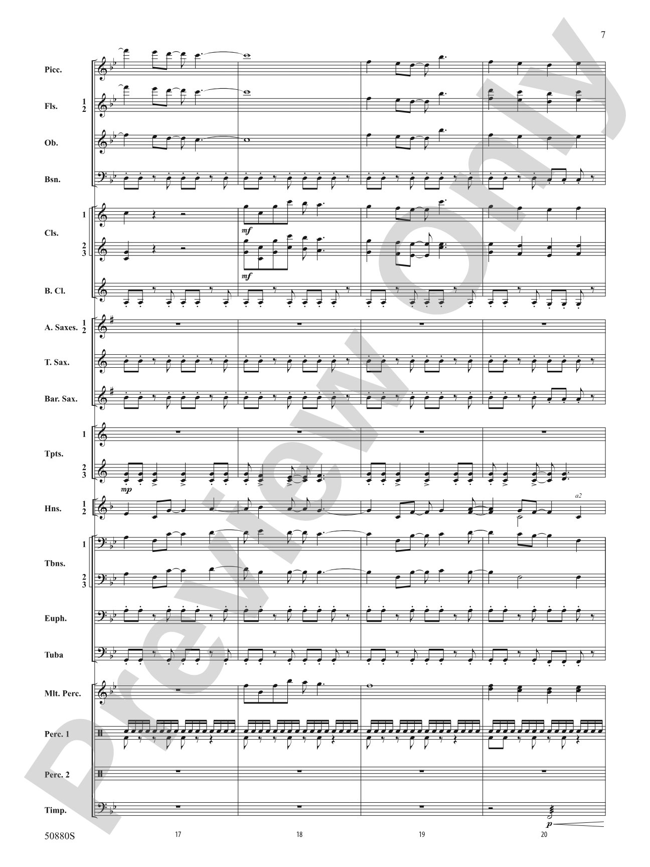 A Tale So Tall: Concert Band Conductor Score & Parts