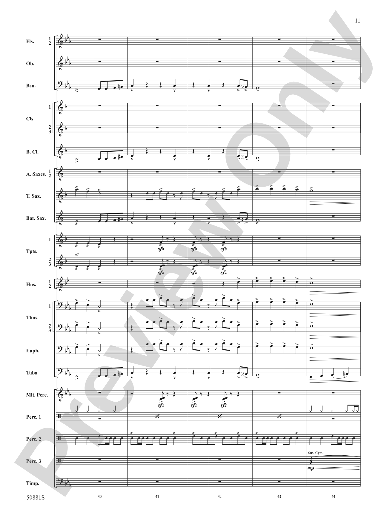Chasing Crimson: Concert Band Conductor Score & Parts