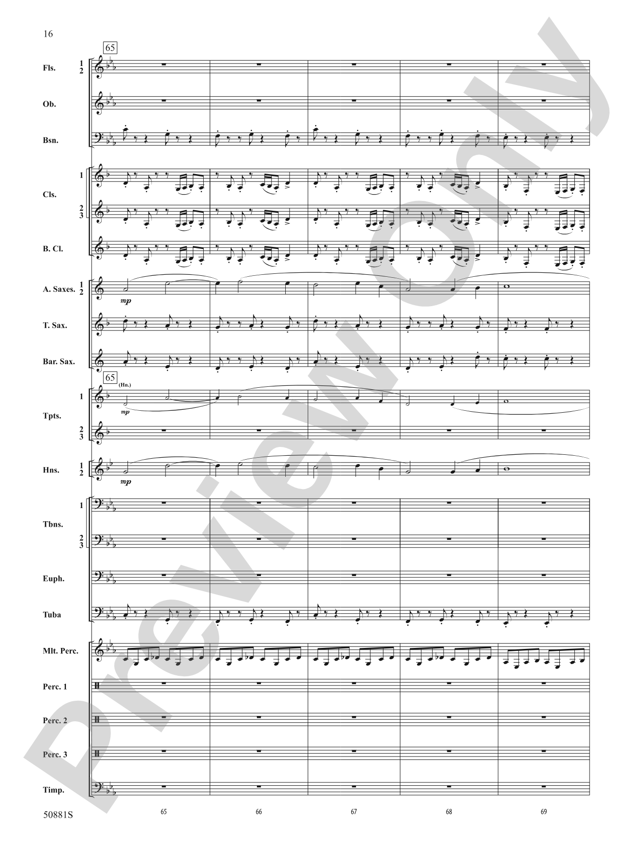 Chasing Crimson: Concert Band Conductor Score & Parts