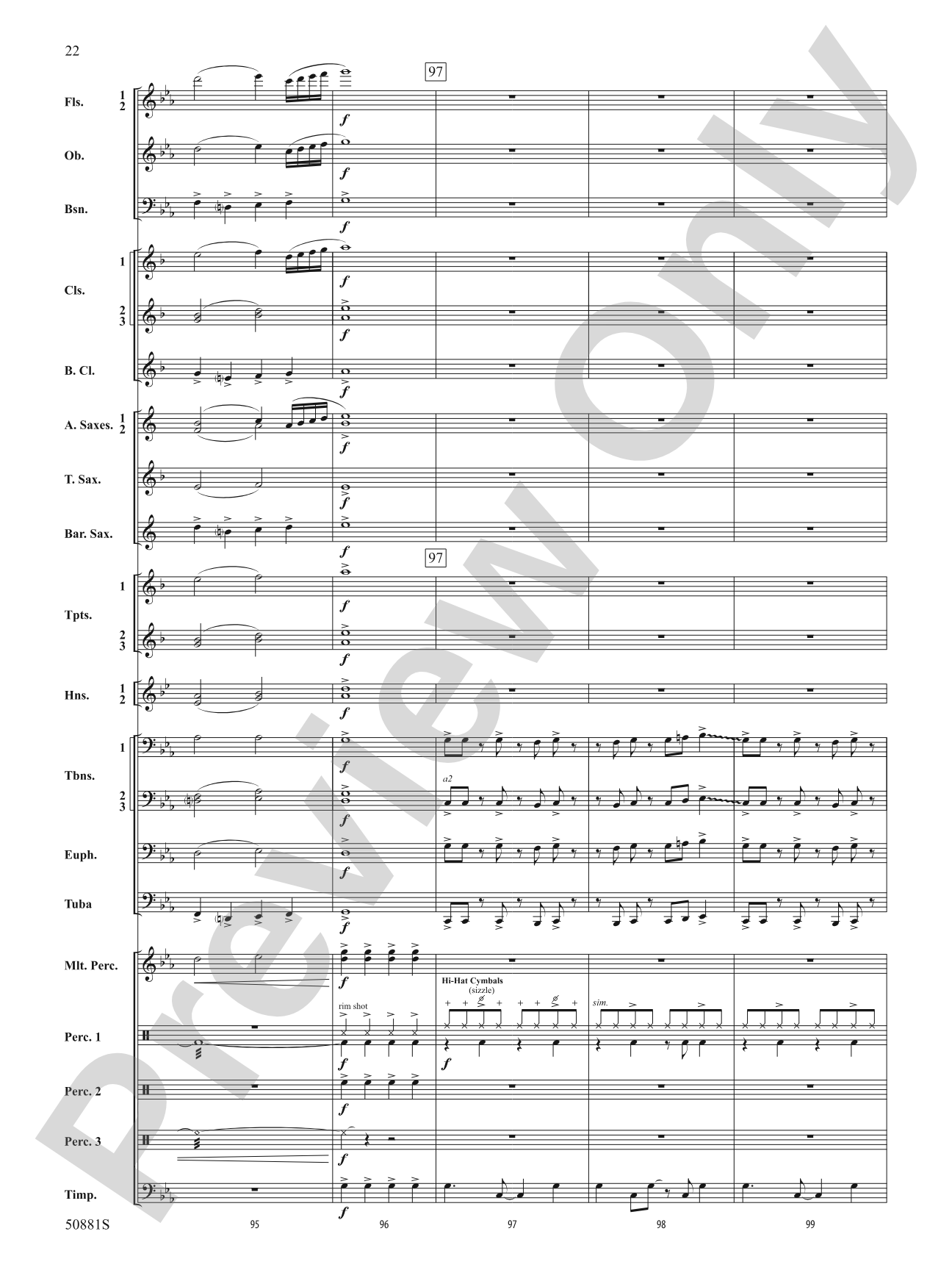 Chasing Crimson: Concert Band Conductor Score & Parts