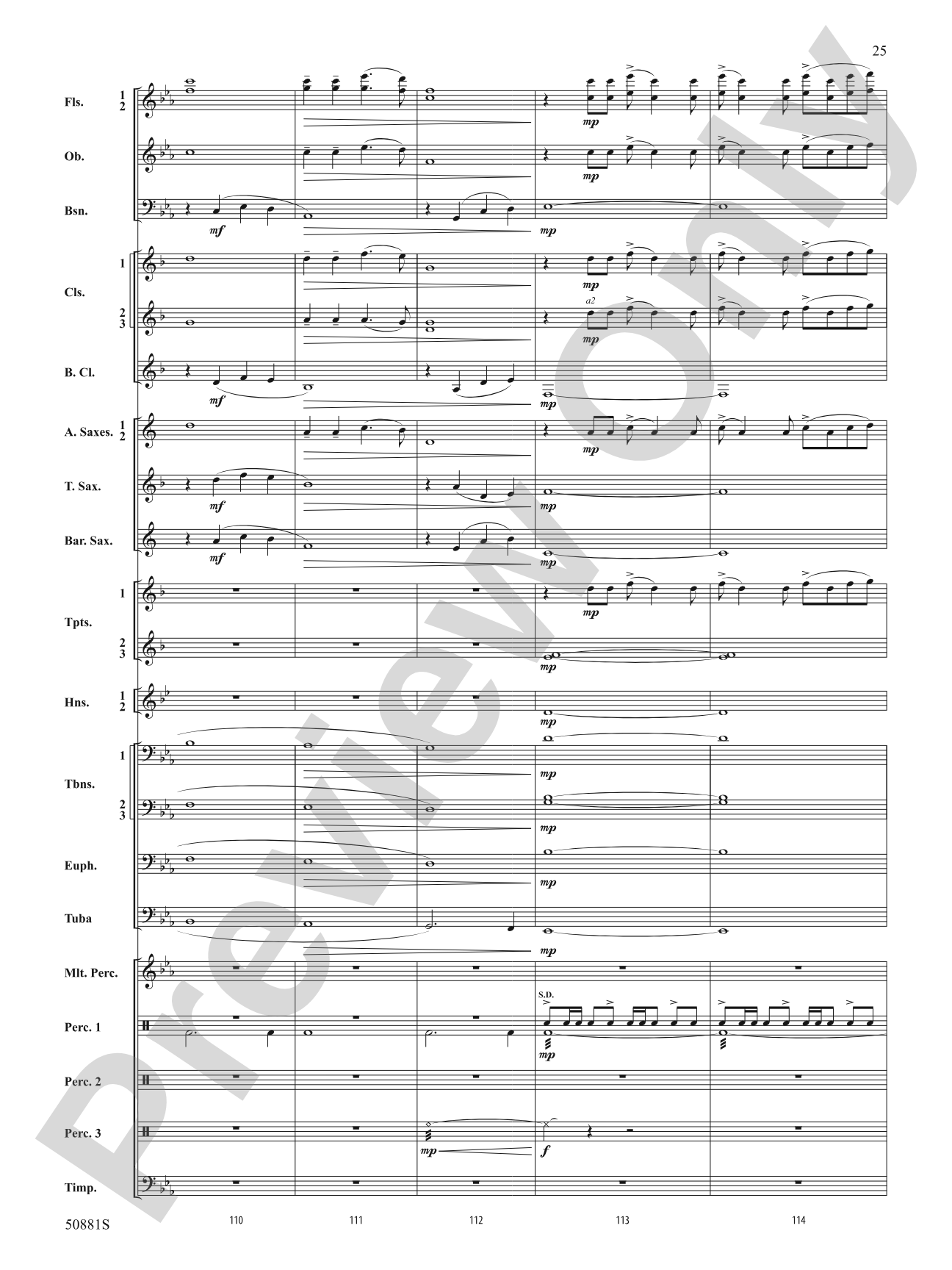 Chasing Crimson: Concert Band Conductor Score & Parts