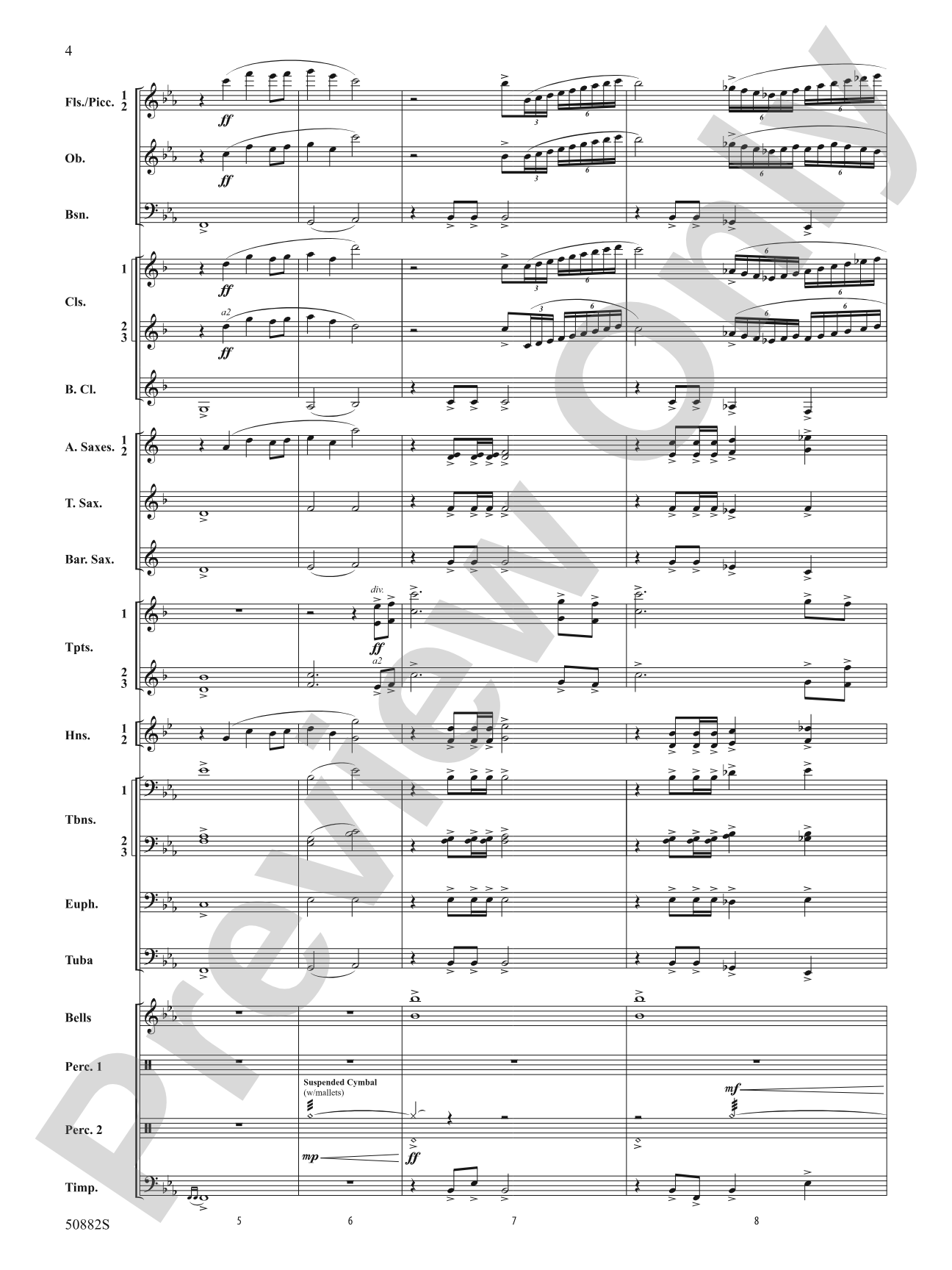 Pacific Crest: Concert Band Conductor Score & Parts
