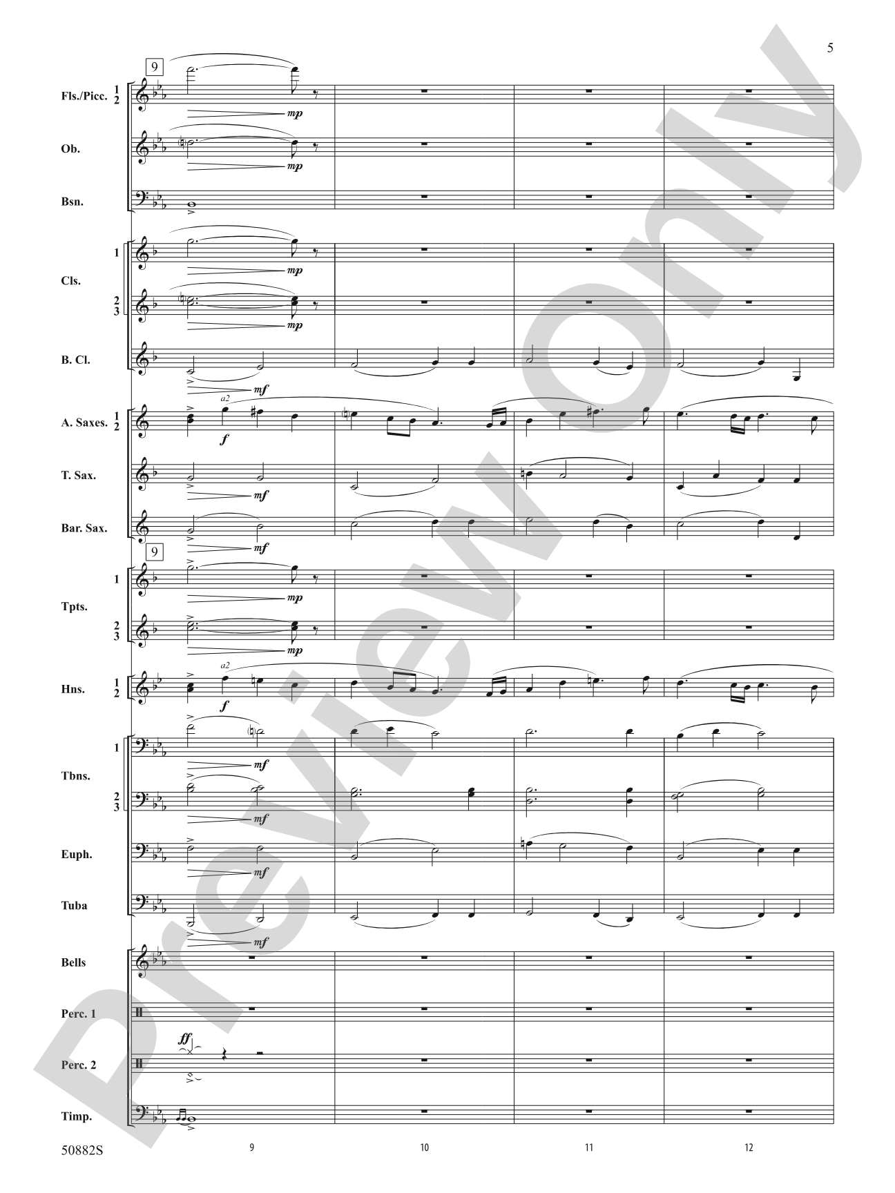 Pacific Crest: Concert Band Conductor Score & Parts