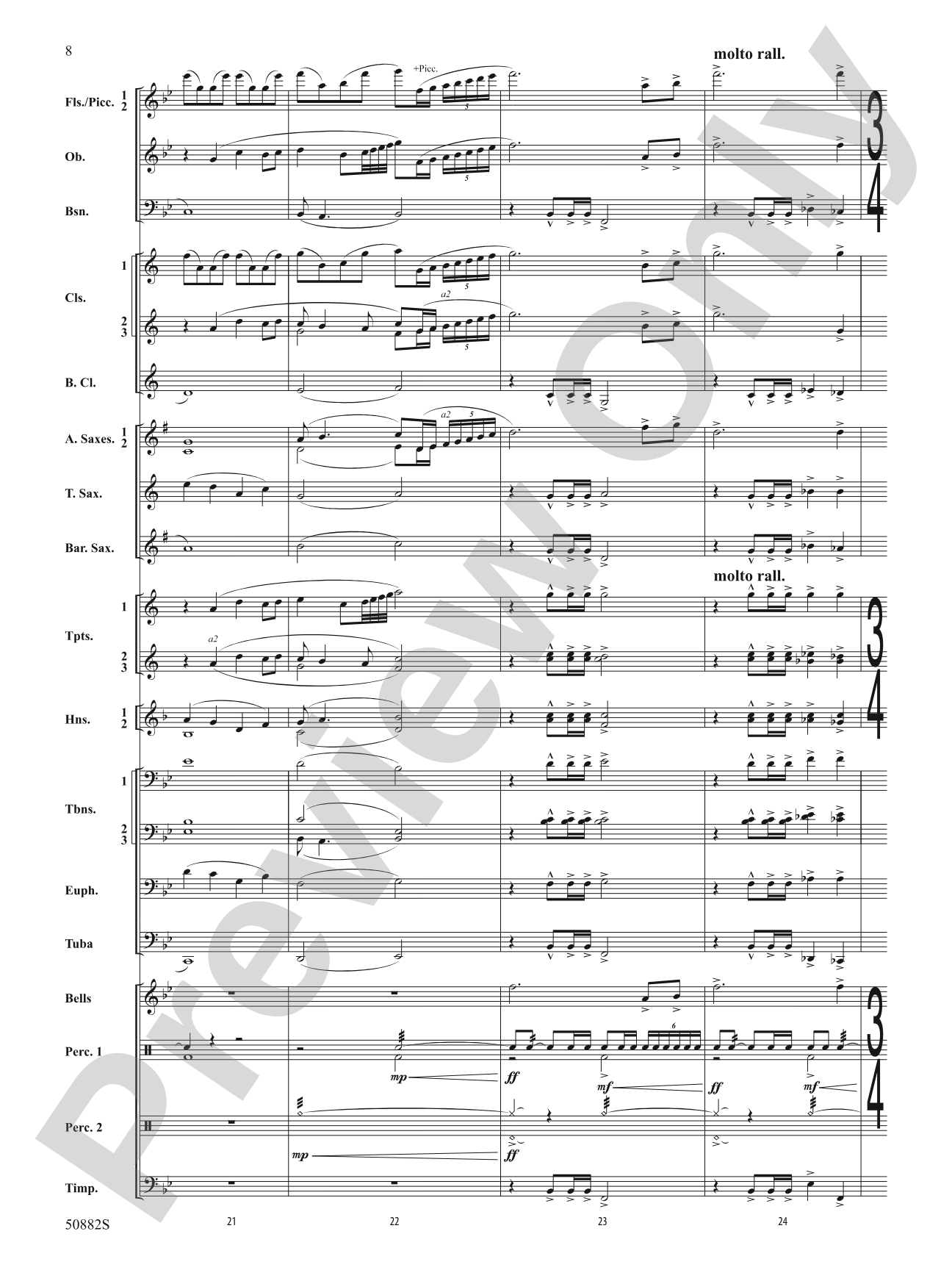 Pacific Crest: Concert Band Conductor Score & Parts