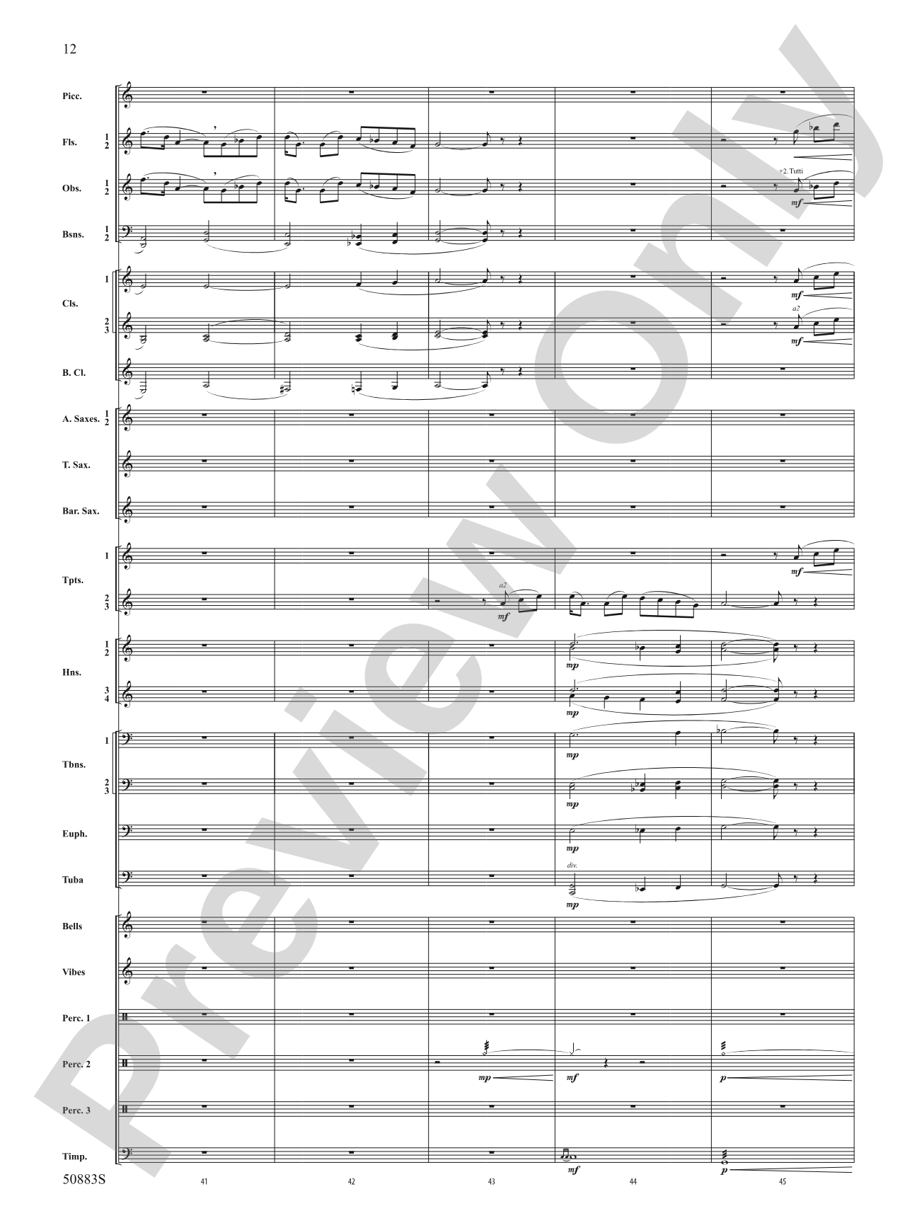 The Ascent from Darkness: Concert Band Conductor Score & Parts