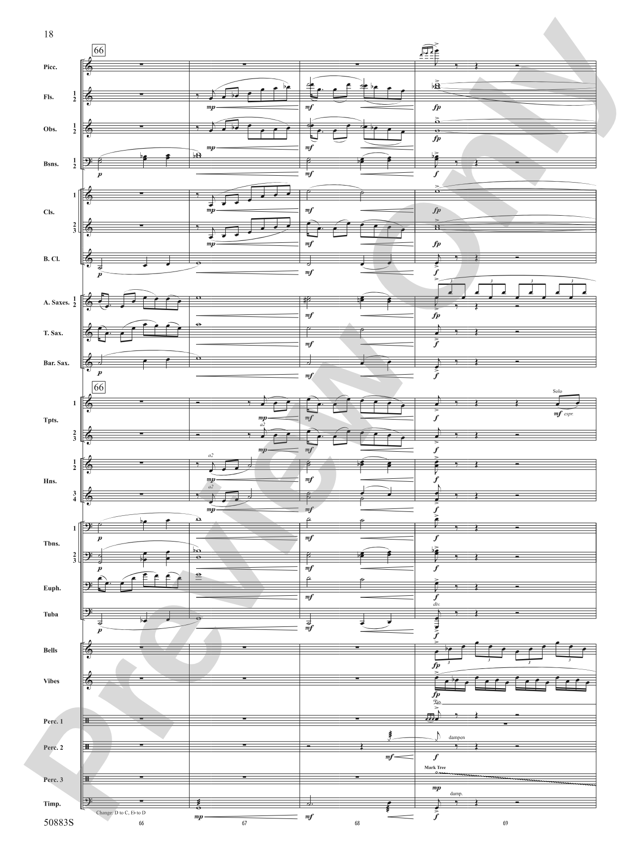 The Ascent from Darkness: Concert Band Conductor Score & Parts