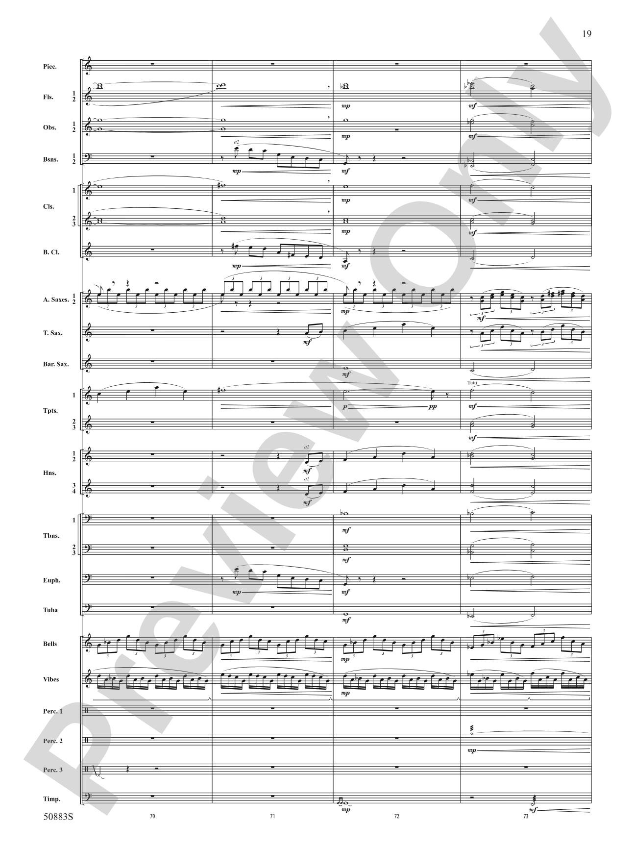 The Ascent from Darkness: Concert Band Conductor Score & Parts