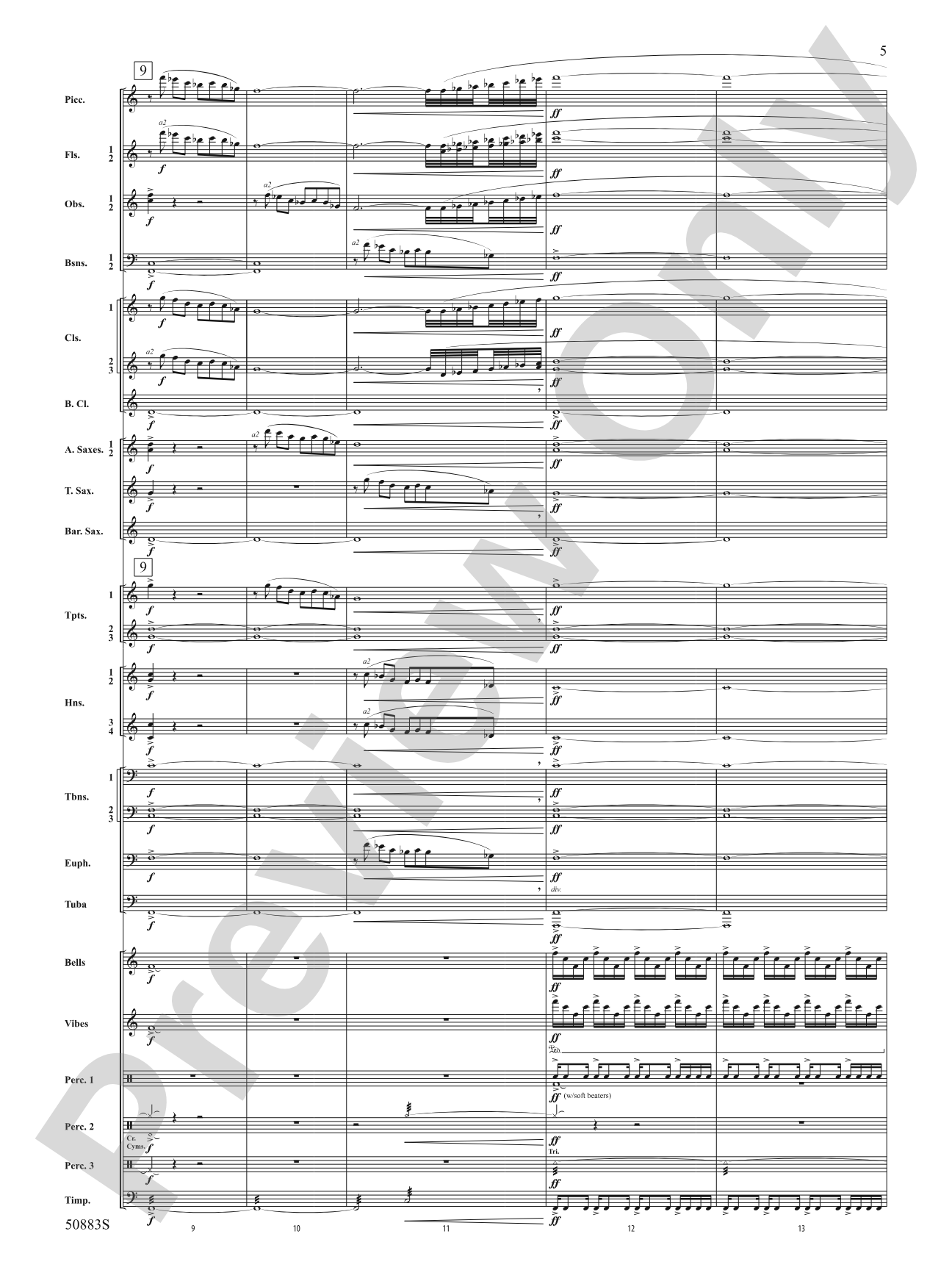 The Ascent from Darkness: Concert Band Conductor Score & Parts