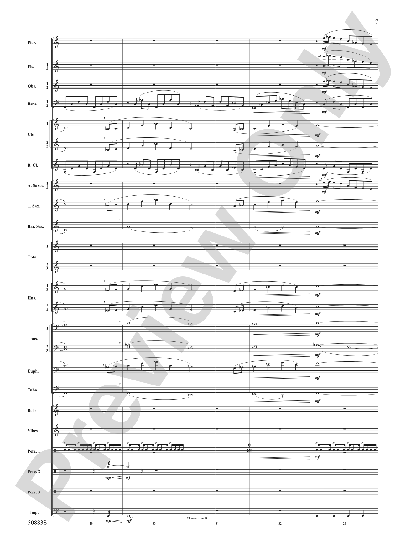 The Ascent from Darkness: Concert Band Conductor Score & Parts