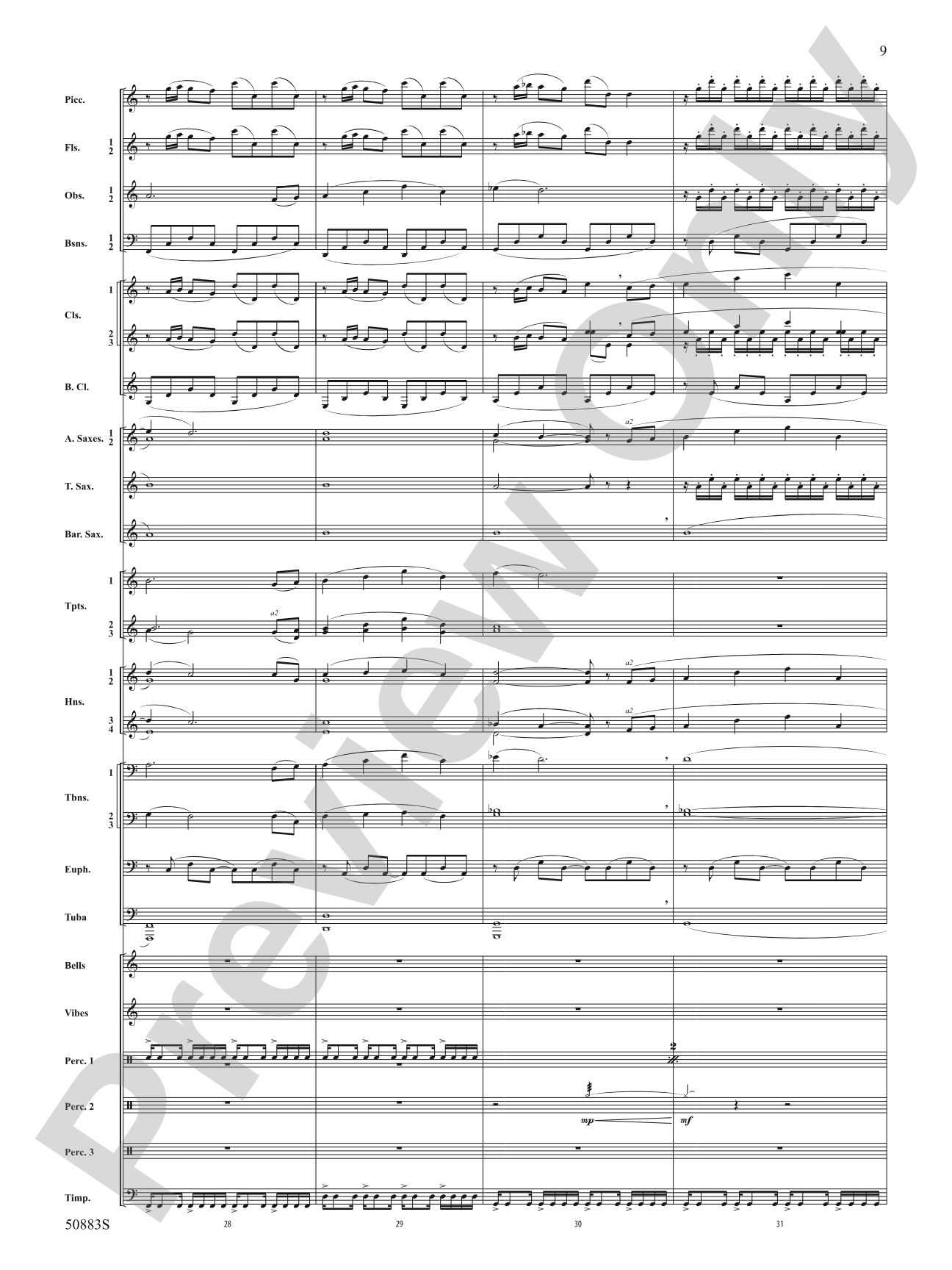 The Ascent from Darkness: Concert Band Conductor Score & Parts