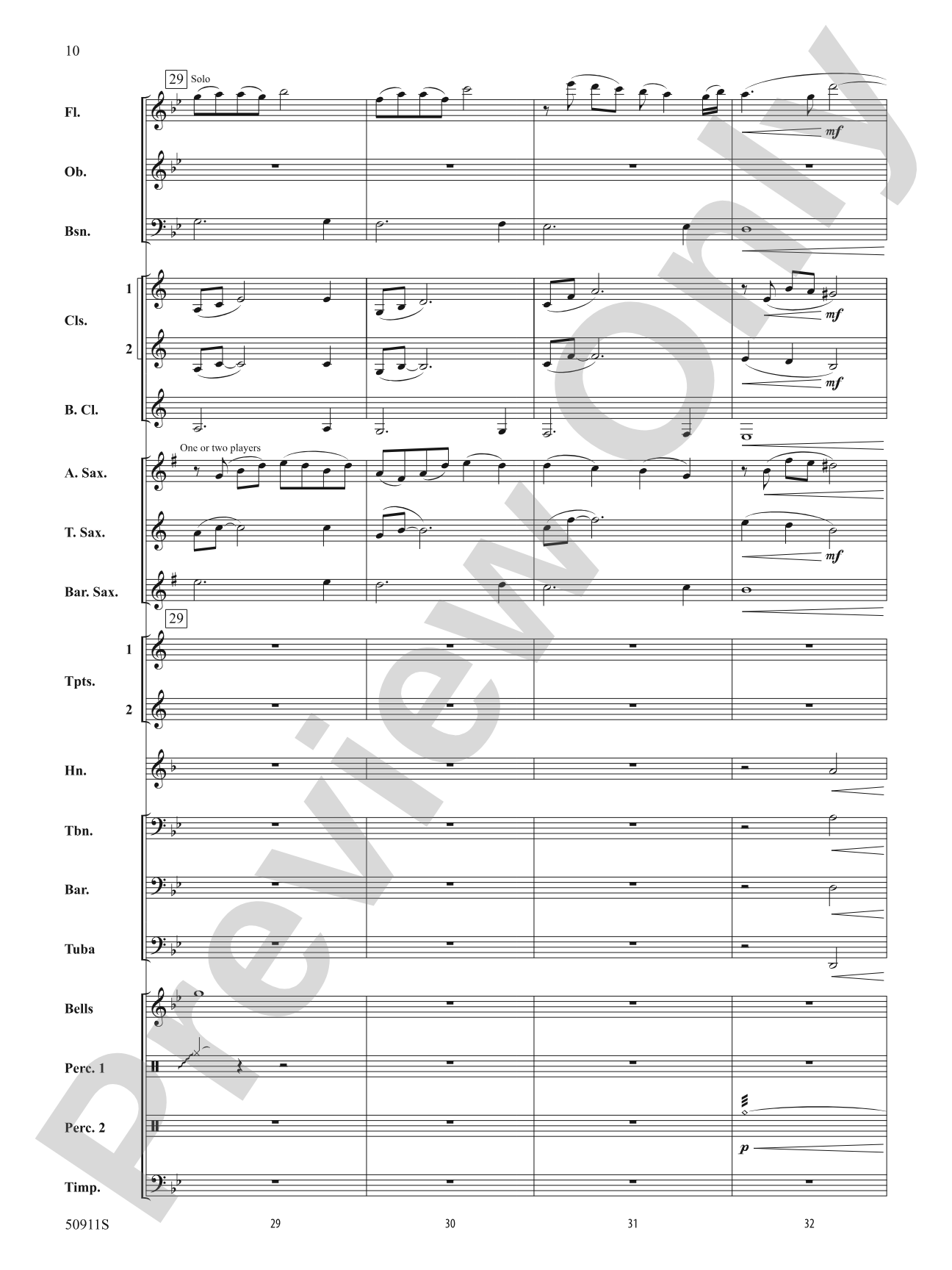 Looking Up: Concert Band Conductor Score & Parts