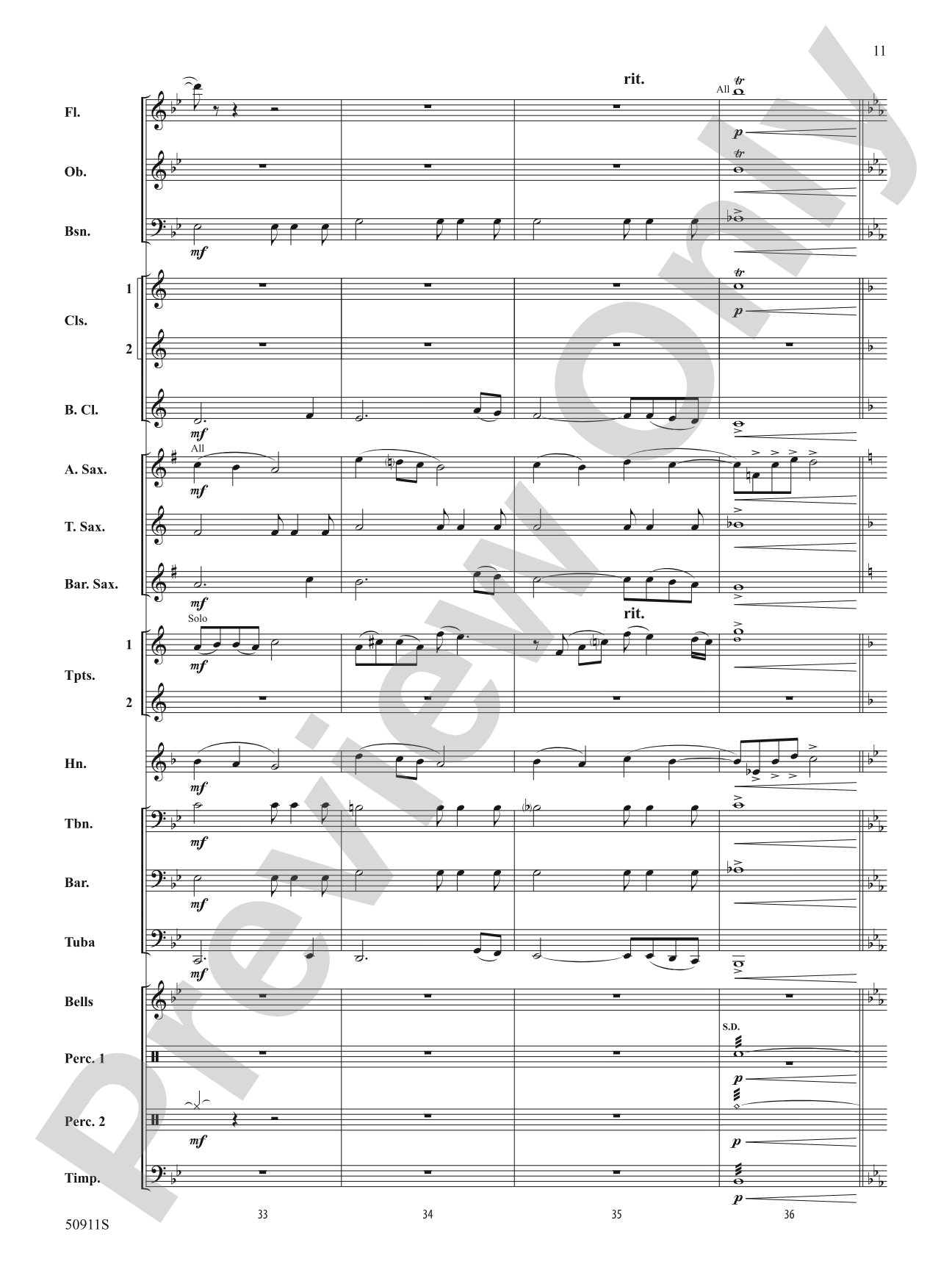 Looking Up: Concert Band Conductor Score & Parts