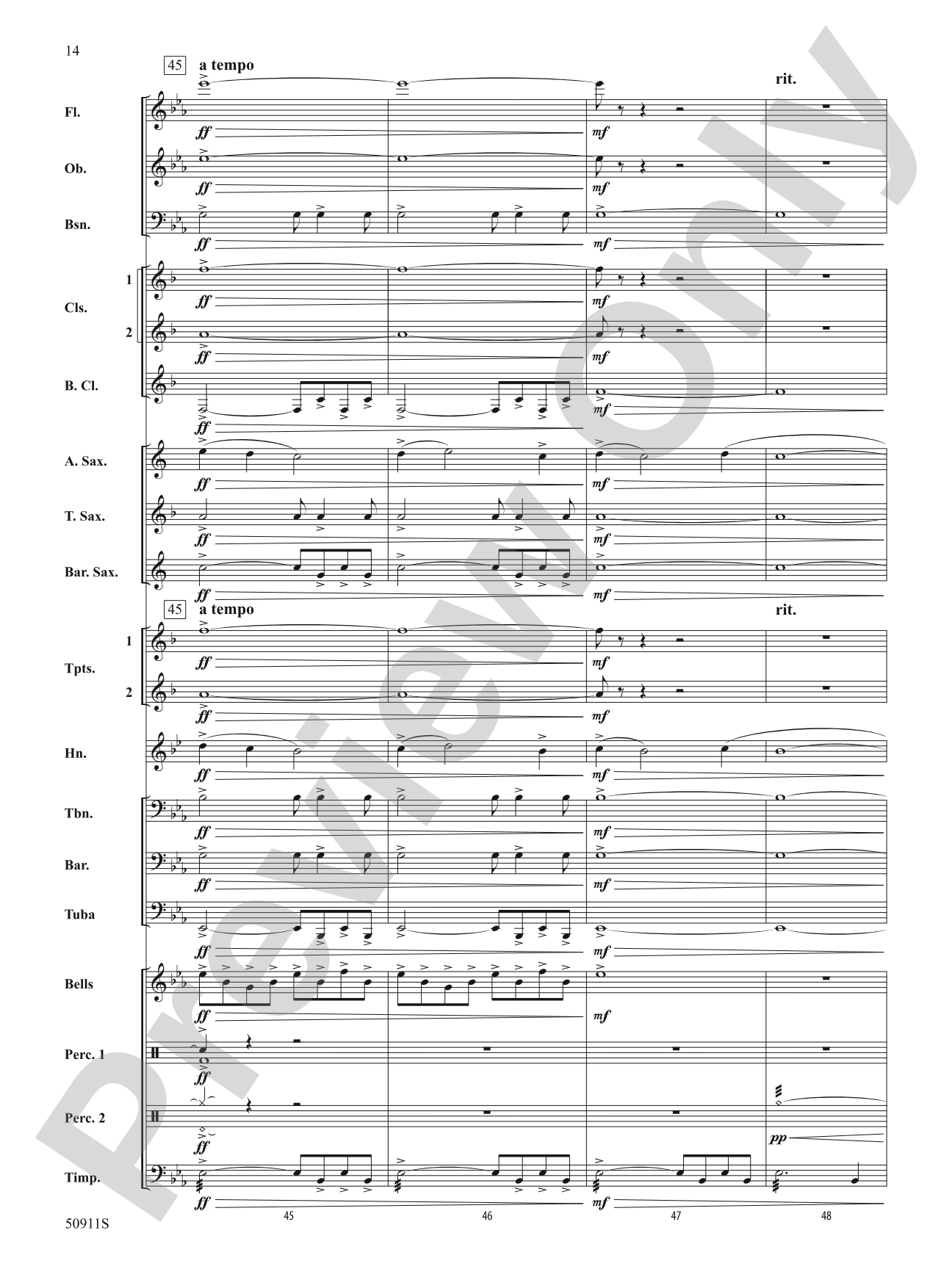 Looking Up: Concert Band Conductor Score & Parts